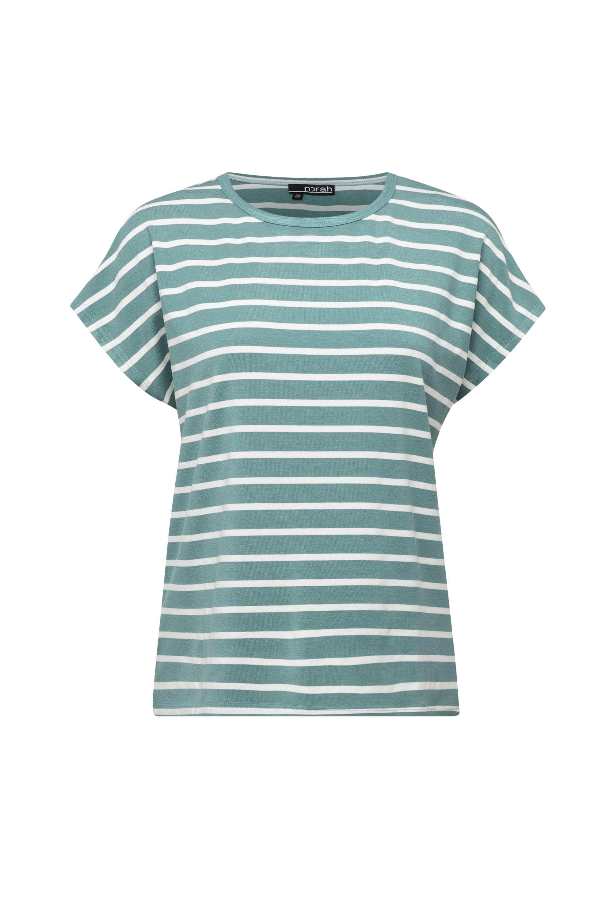 Gestreept shirt groen