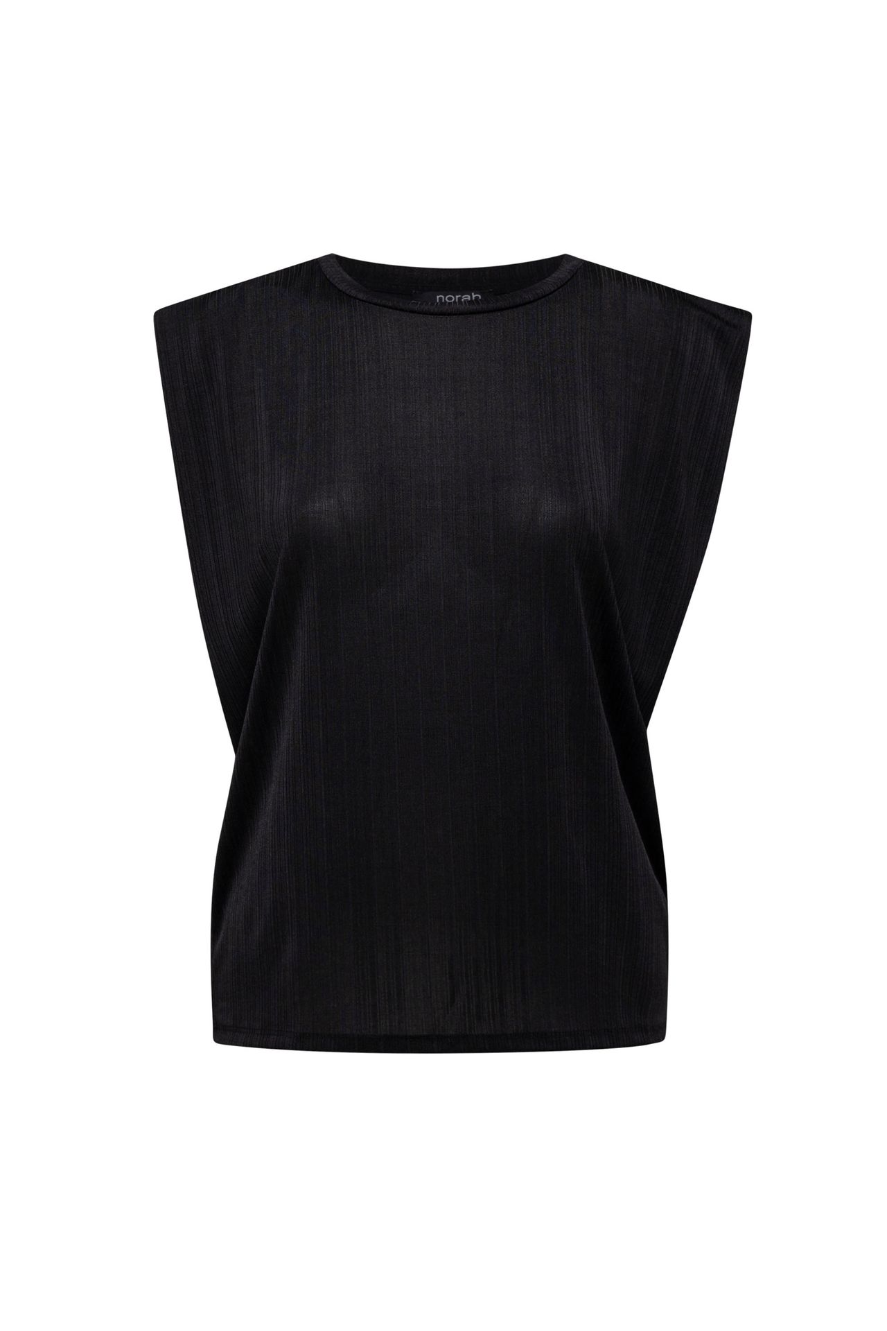 Norah Zwart shirt mouwloos black 213826-001