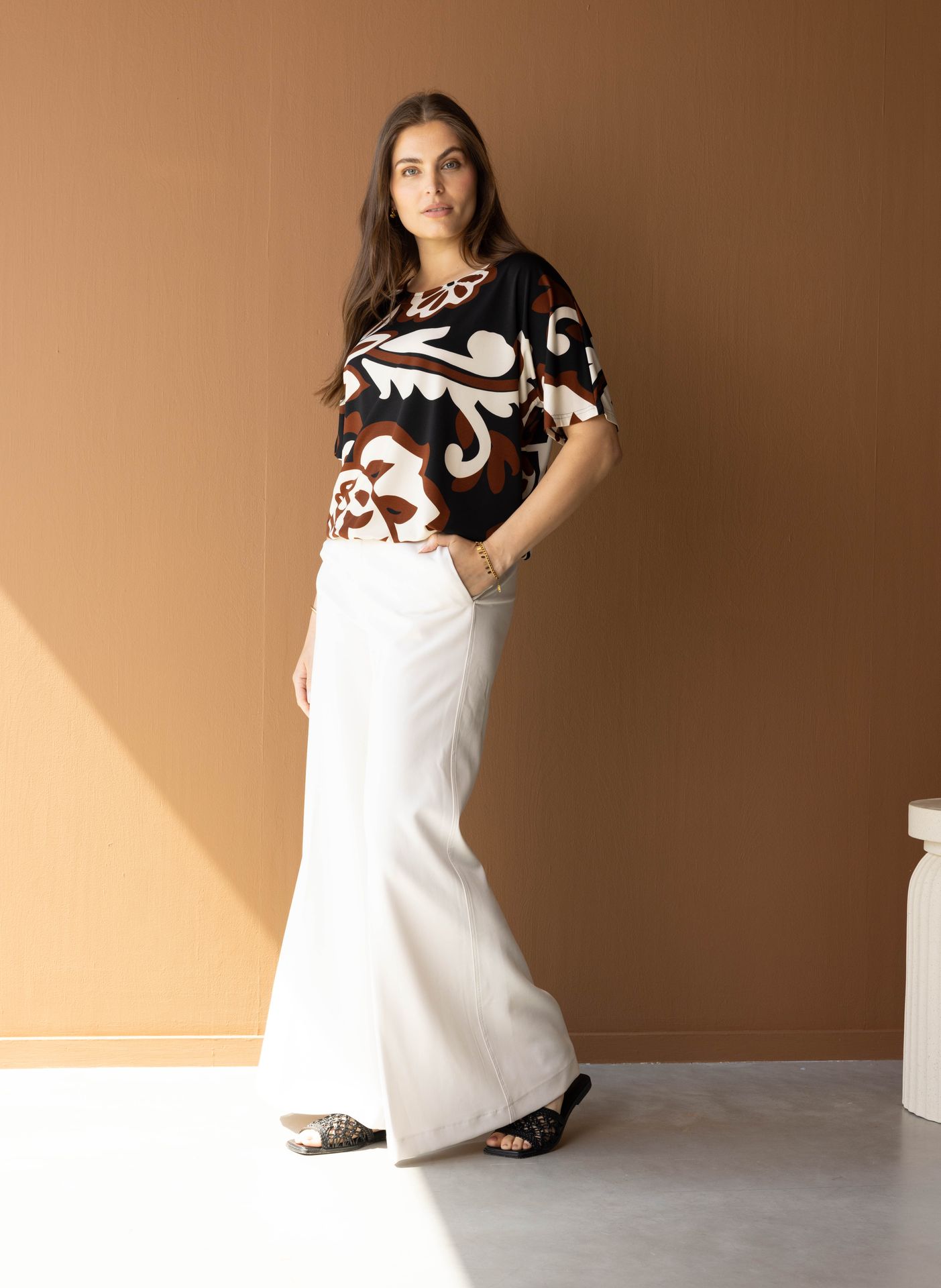 Norah Meerkleurig shirt black multicolor 213833-020