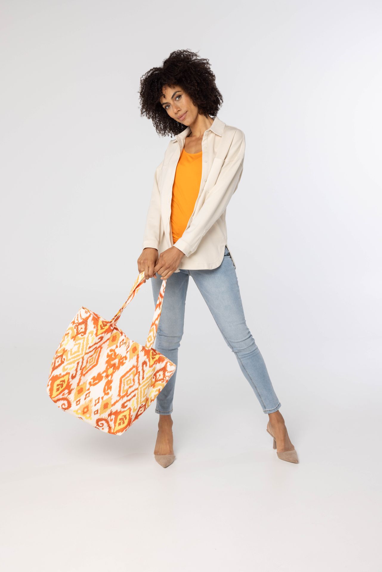 Norah Oranje meerkleurige tas orange multicolor 213867-720
