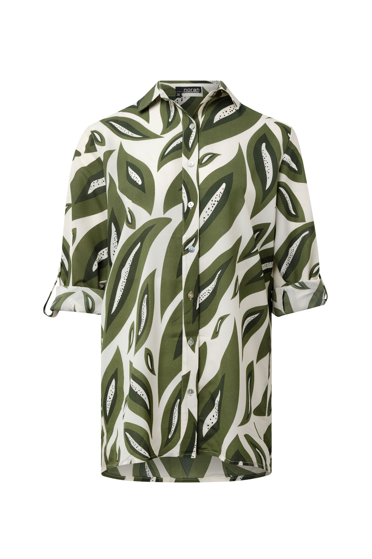 Norah Lange groene blouse green multicolor 213872-520