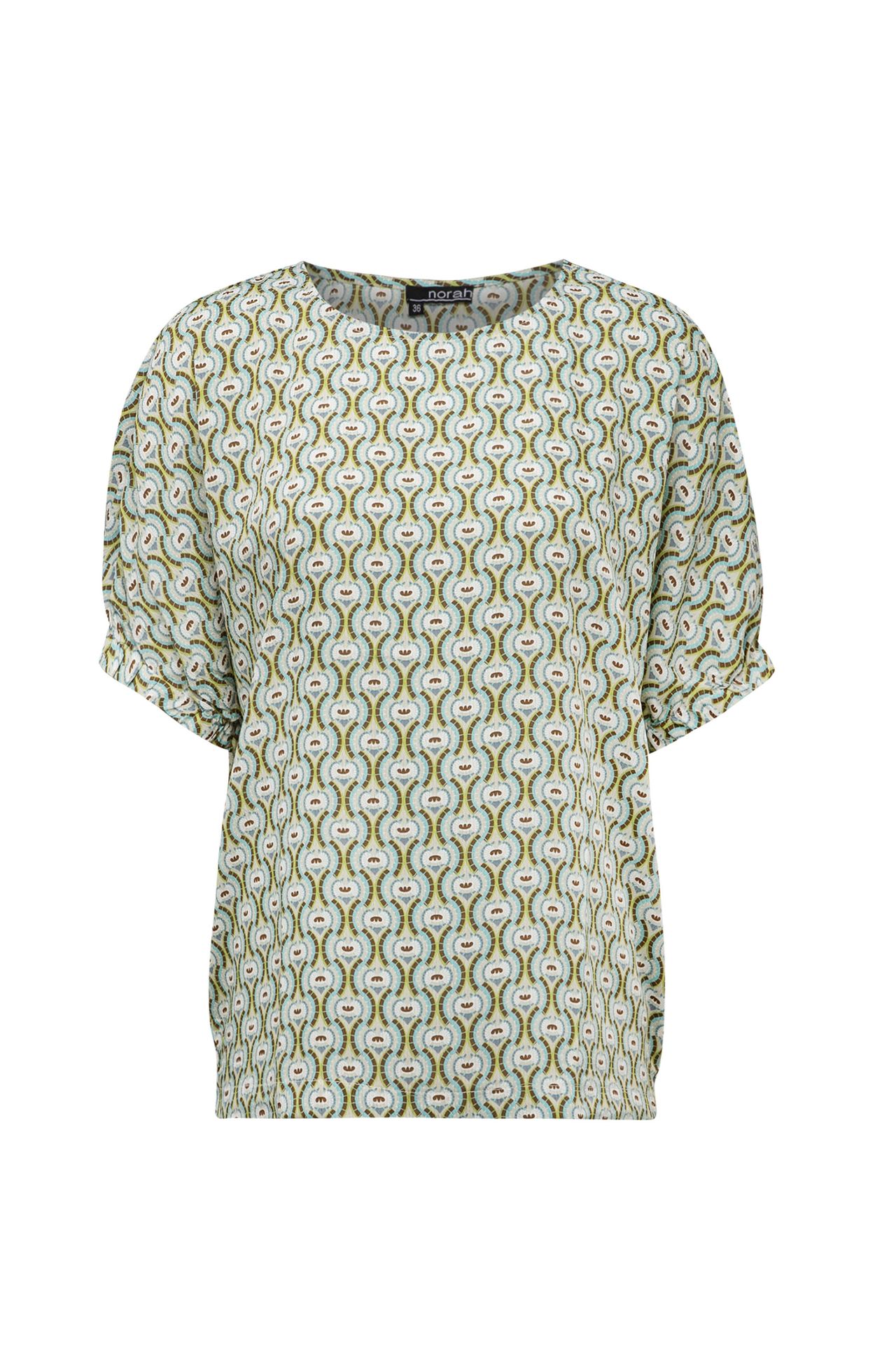 Norah Groene blouse multicolor 213921-002