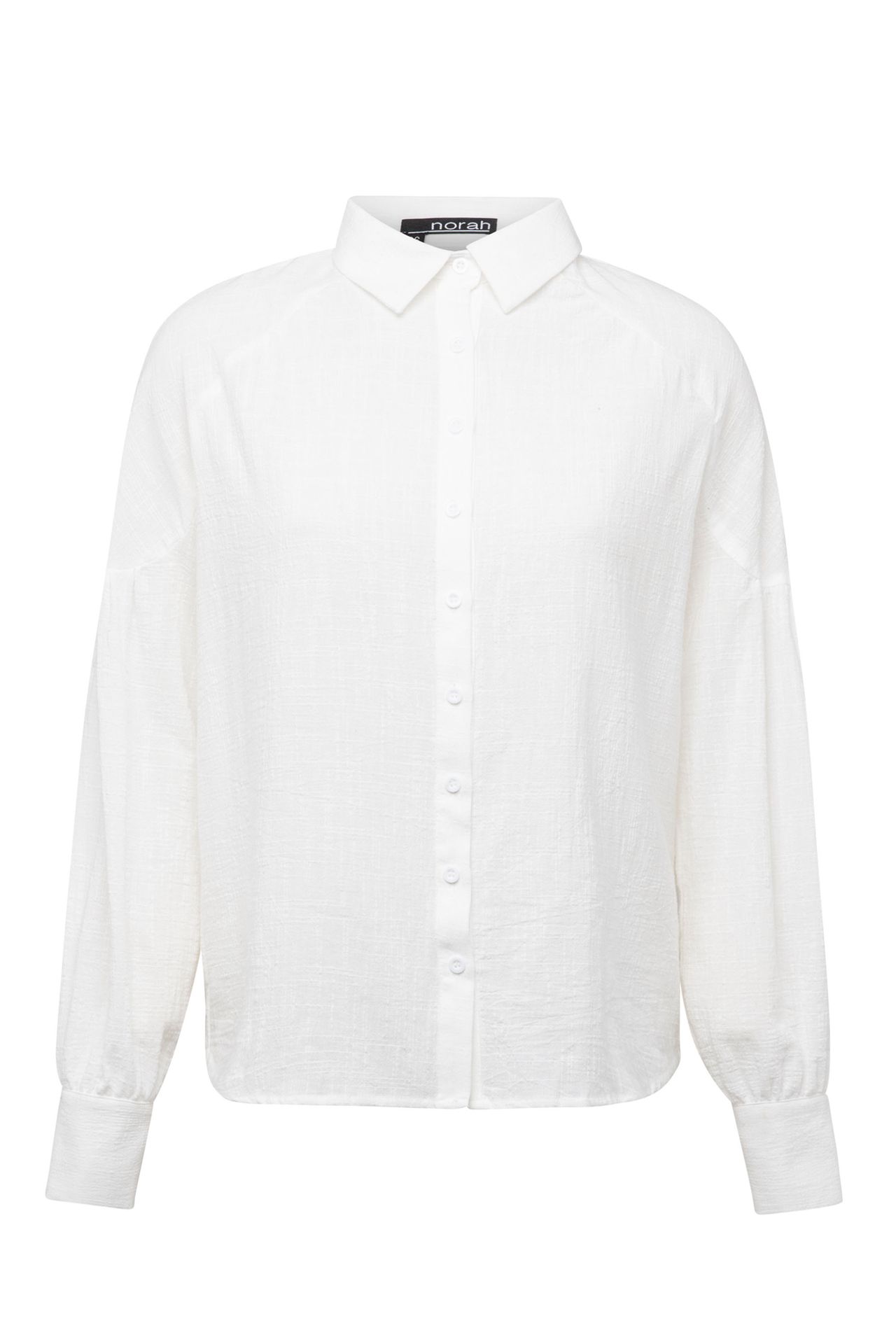 Norah Witte blouse met pofmouwen off-white 213947-101