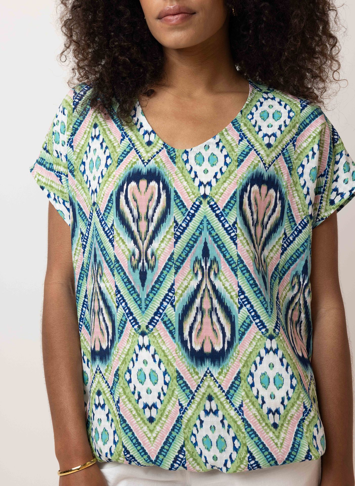 Meerkleurige blouse | Norah Dameskleding maat 36 t/m 48