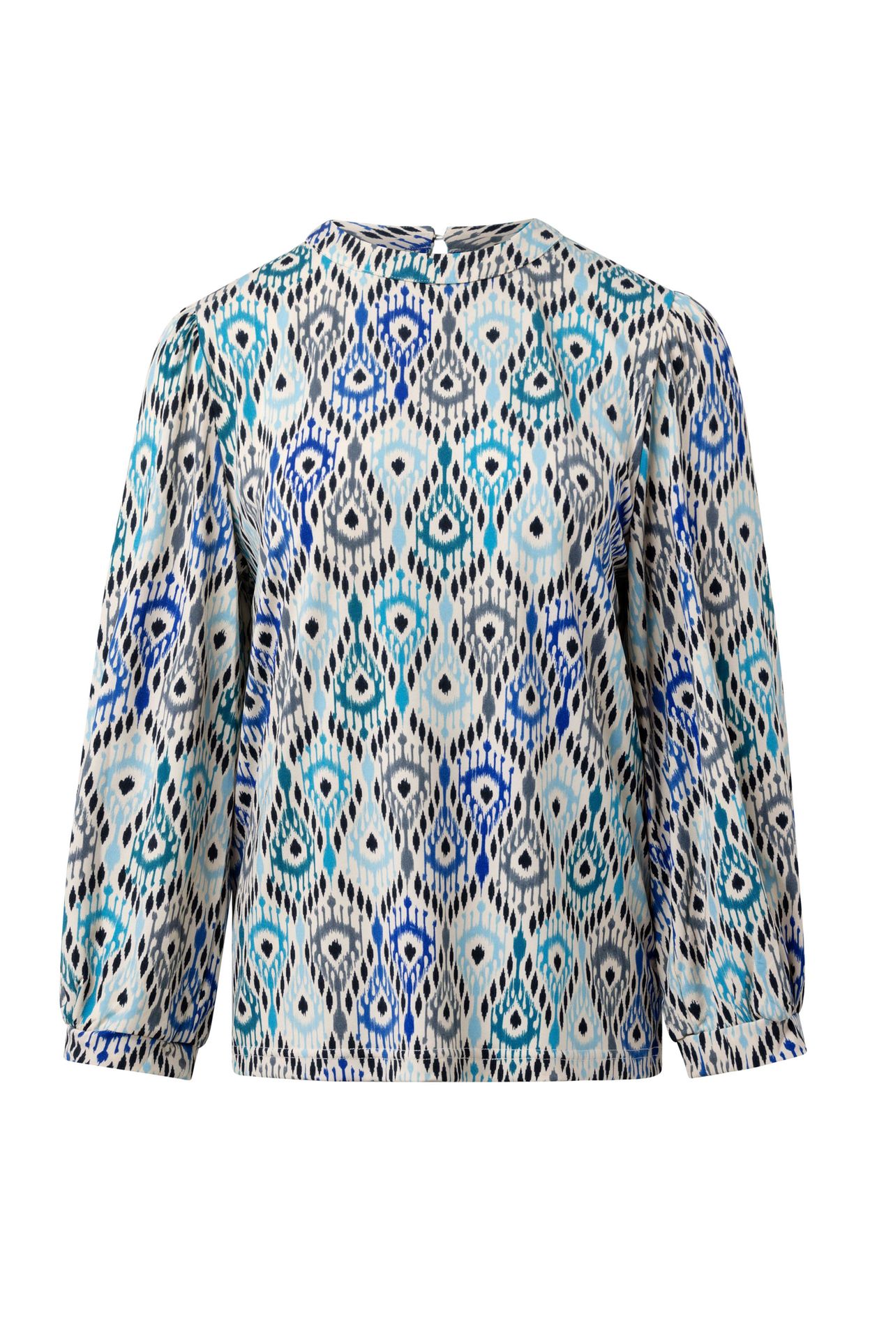 Norah Meerkleurige blouse blue multicolor 214131-420