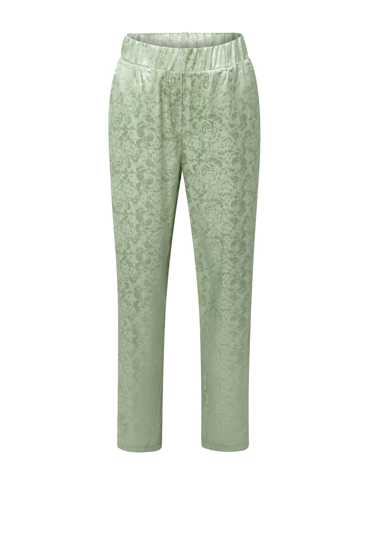 Norah Mintgroene glanzende pantalon green 214134-500