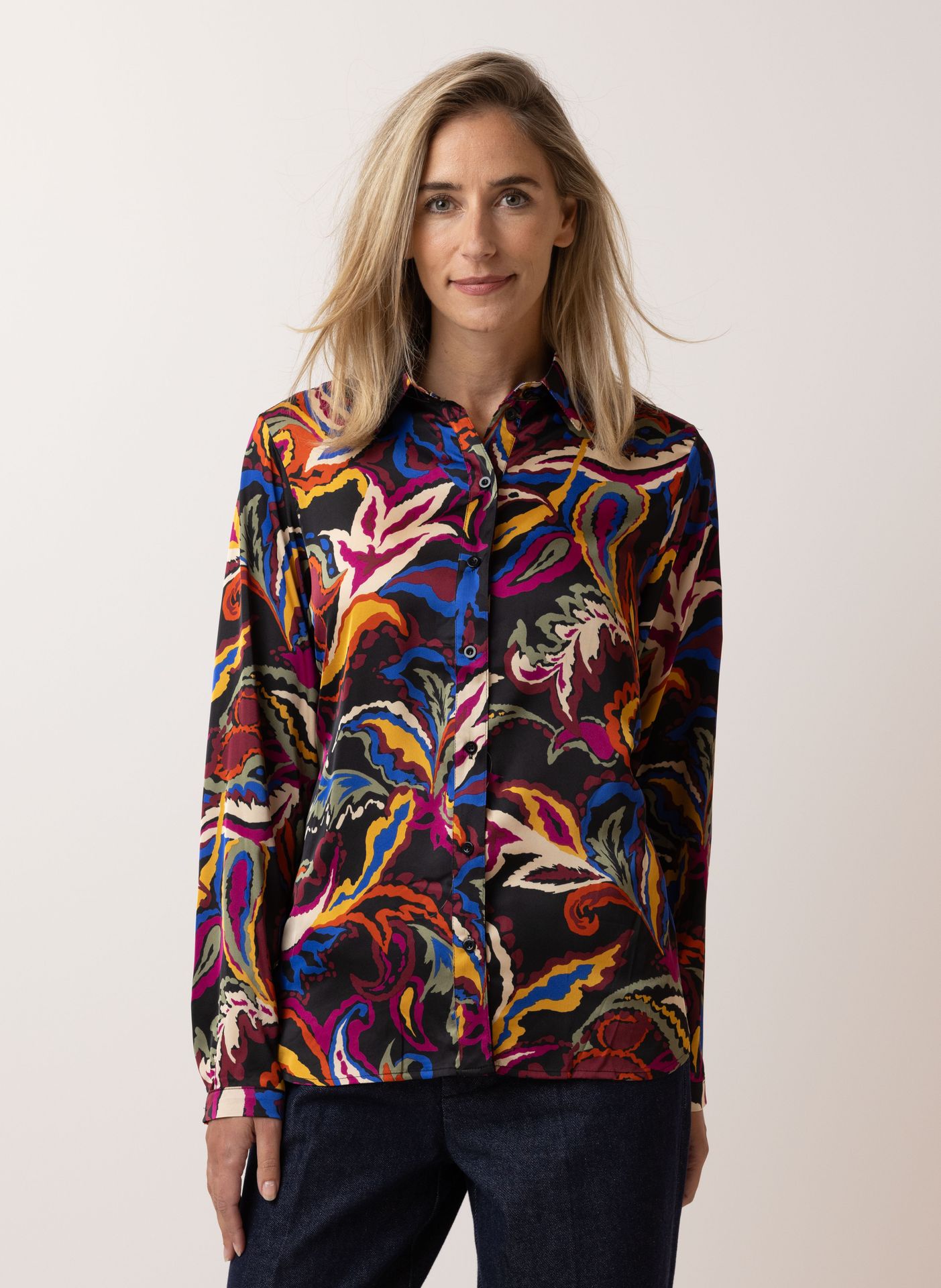 Norah Meerkleurige blouse multicolor 214184-002