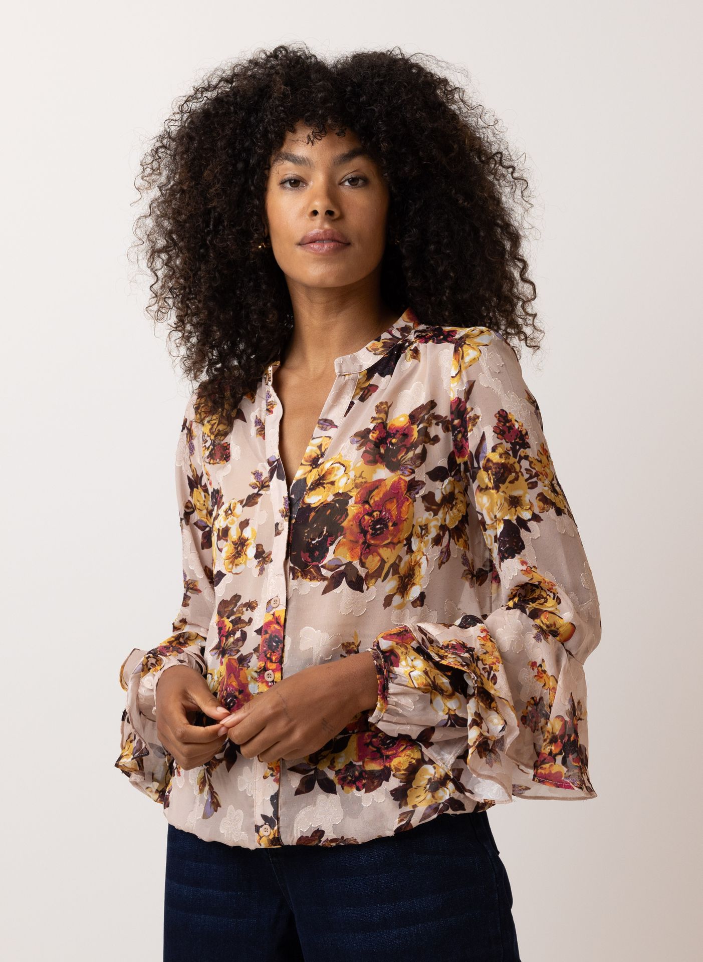 Norah Meerkleurige blouse multicolor 214192-002