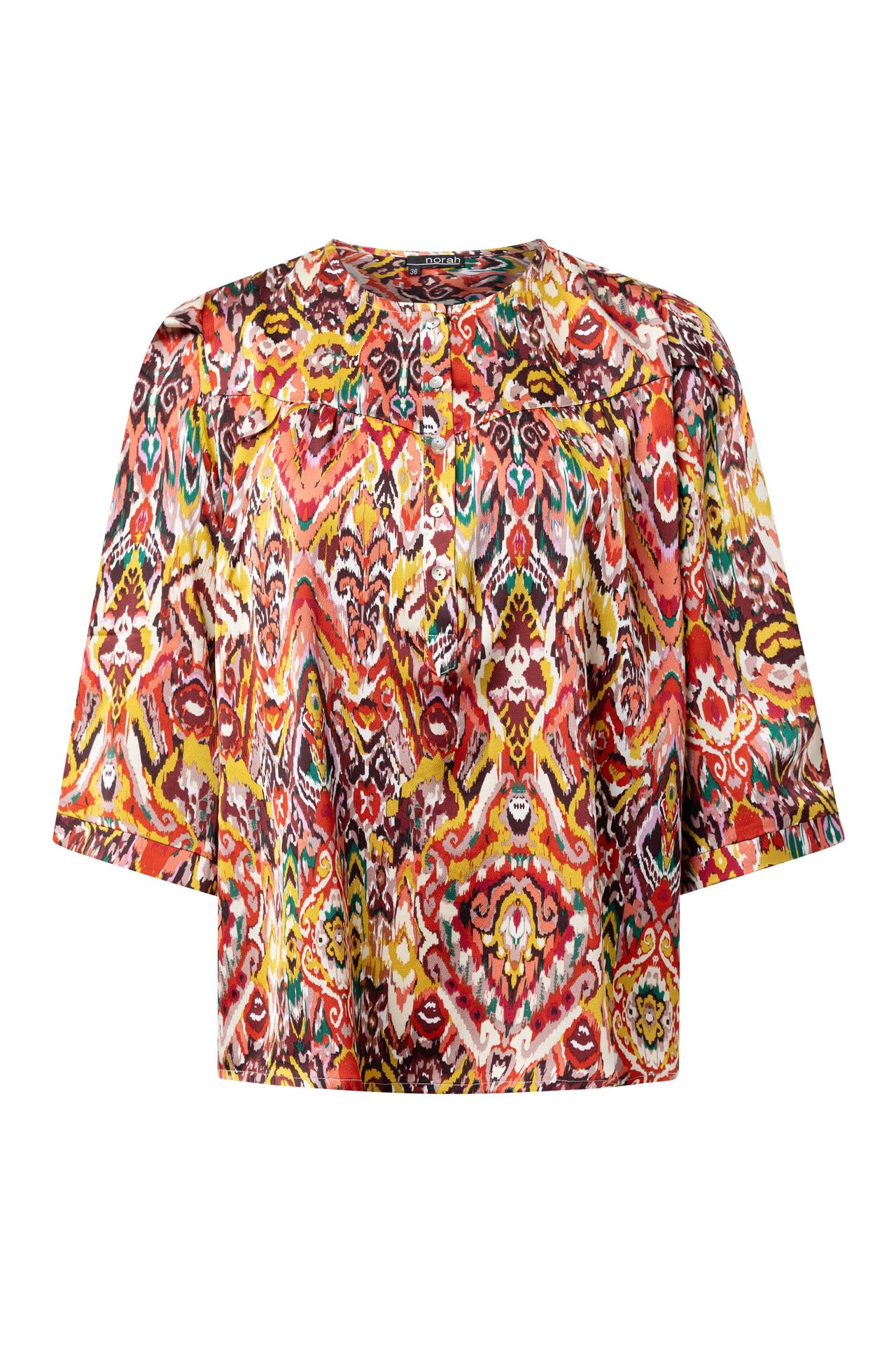 Norah Meerkleurige blouse pink multicolor 214194-920