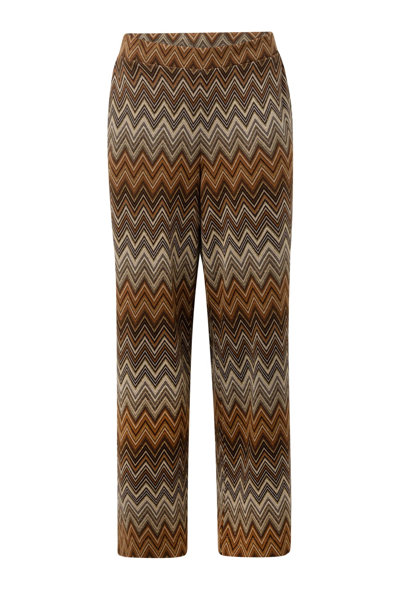  Bruine broek brown multicolor 214213-220-46