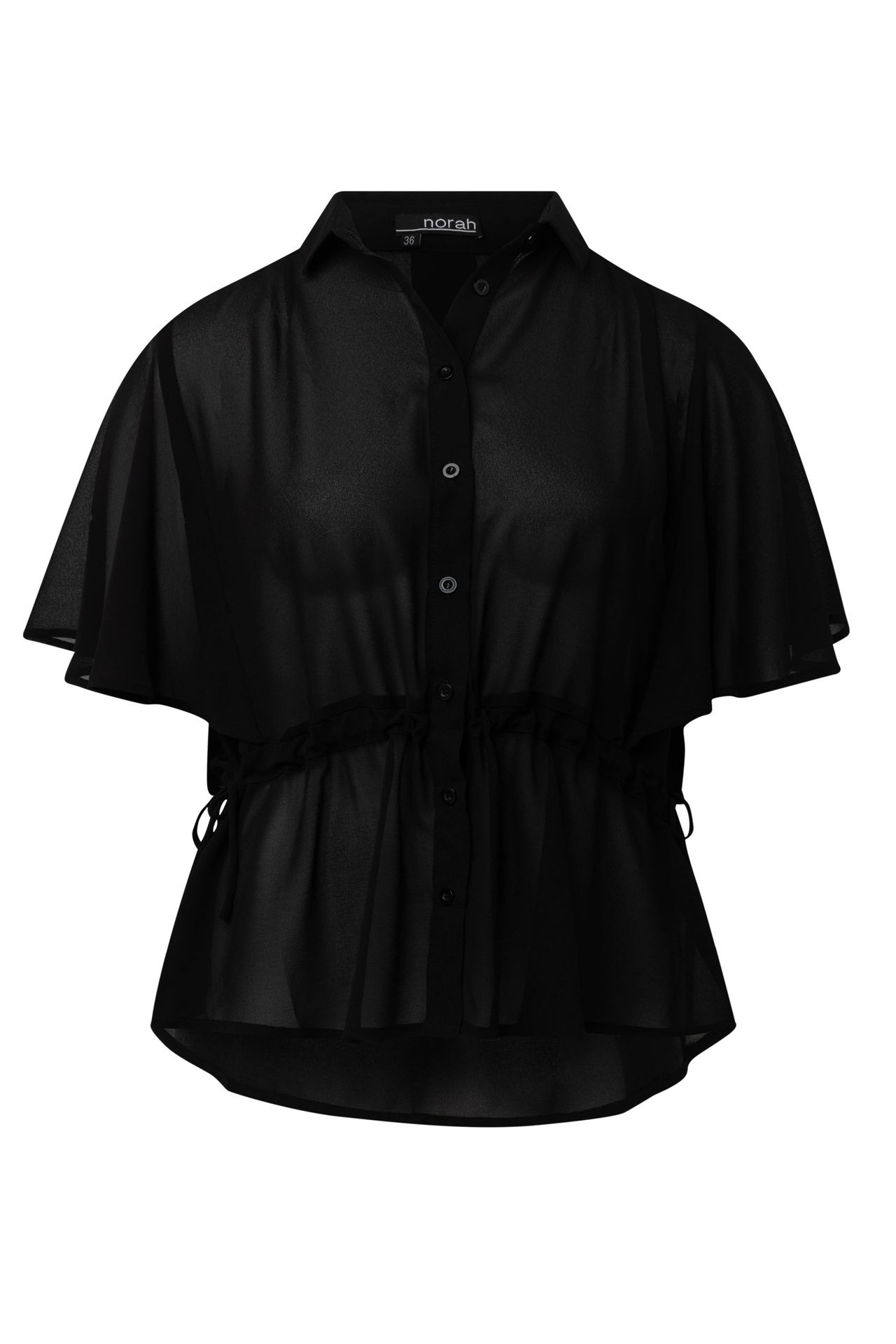 Norah Zwarte blouse black 214284-001