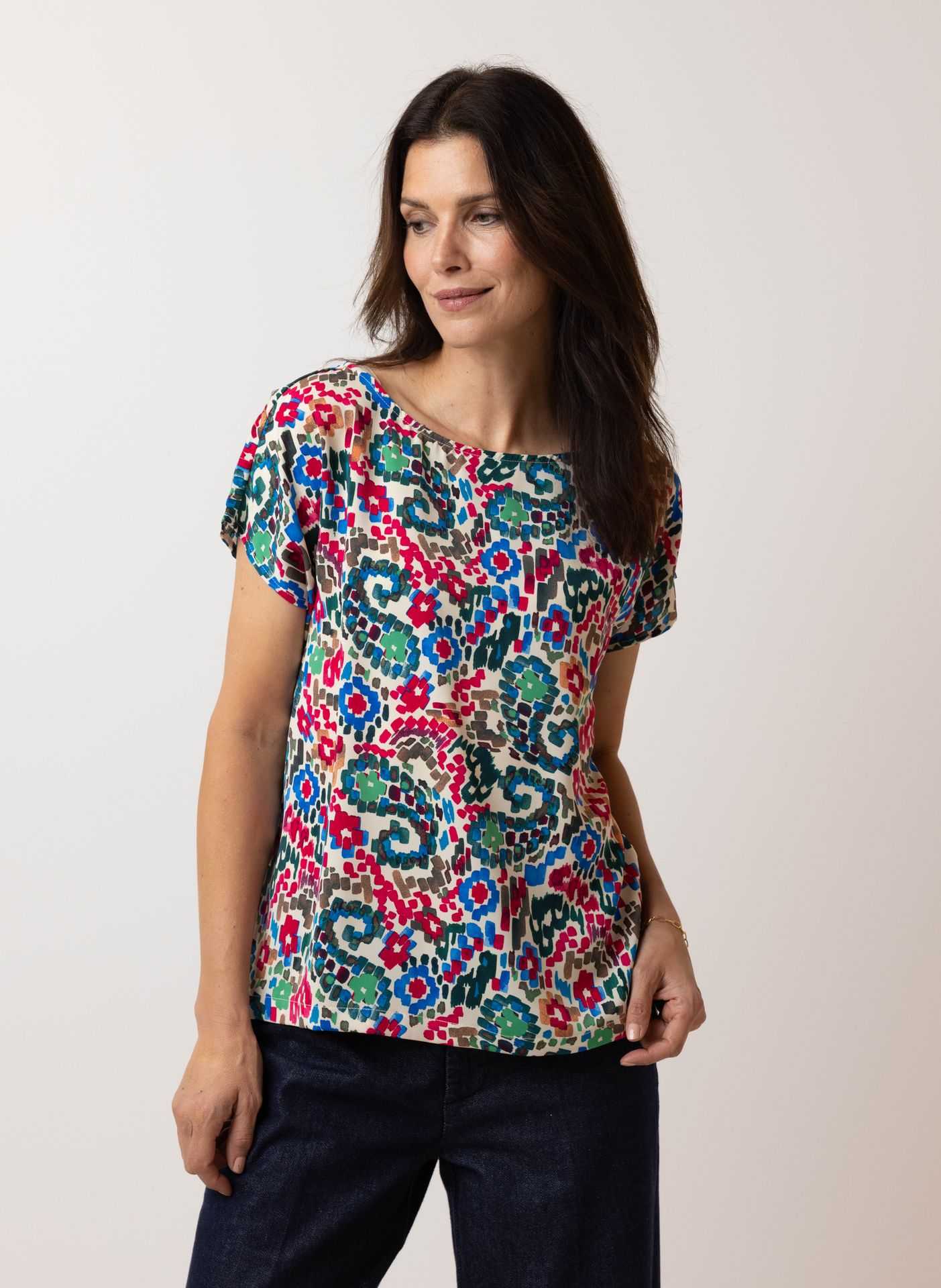 Norah Meerkleurige blouse multicolor 214289-002