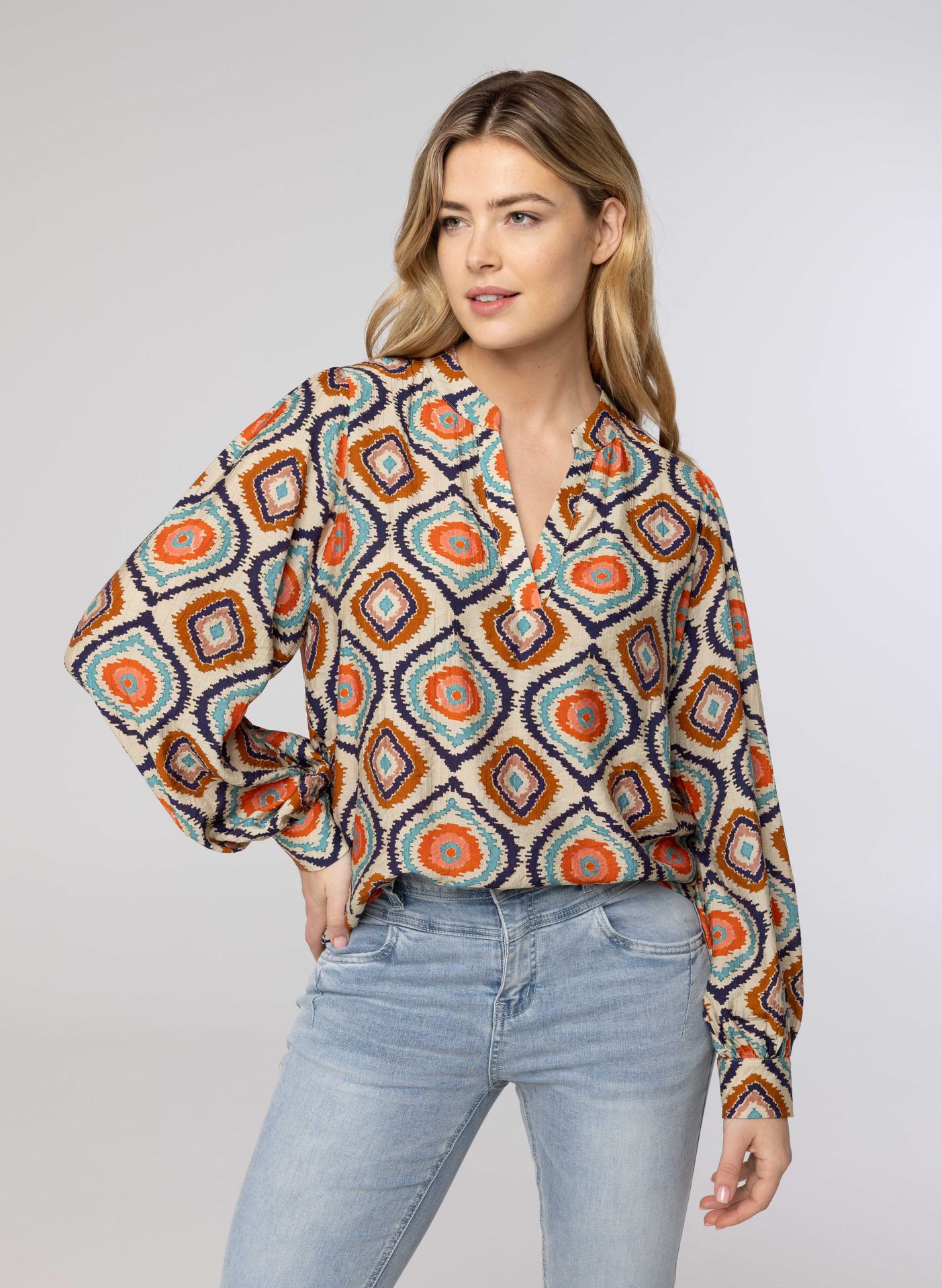 Norah Meerkleurige blouse multicolor 214293-002