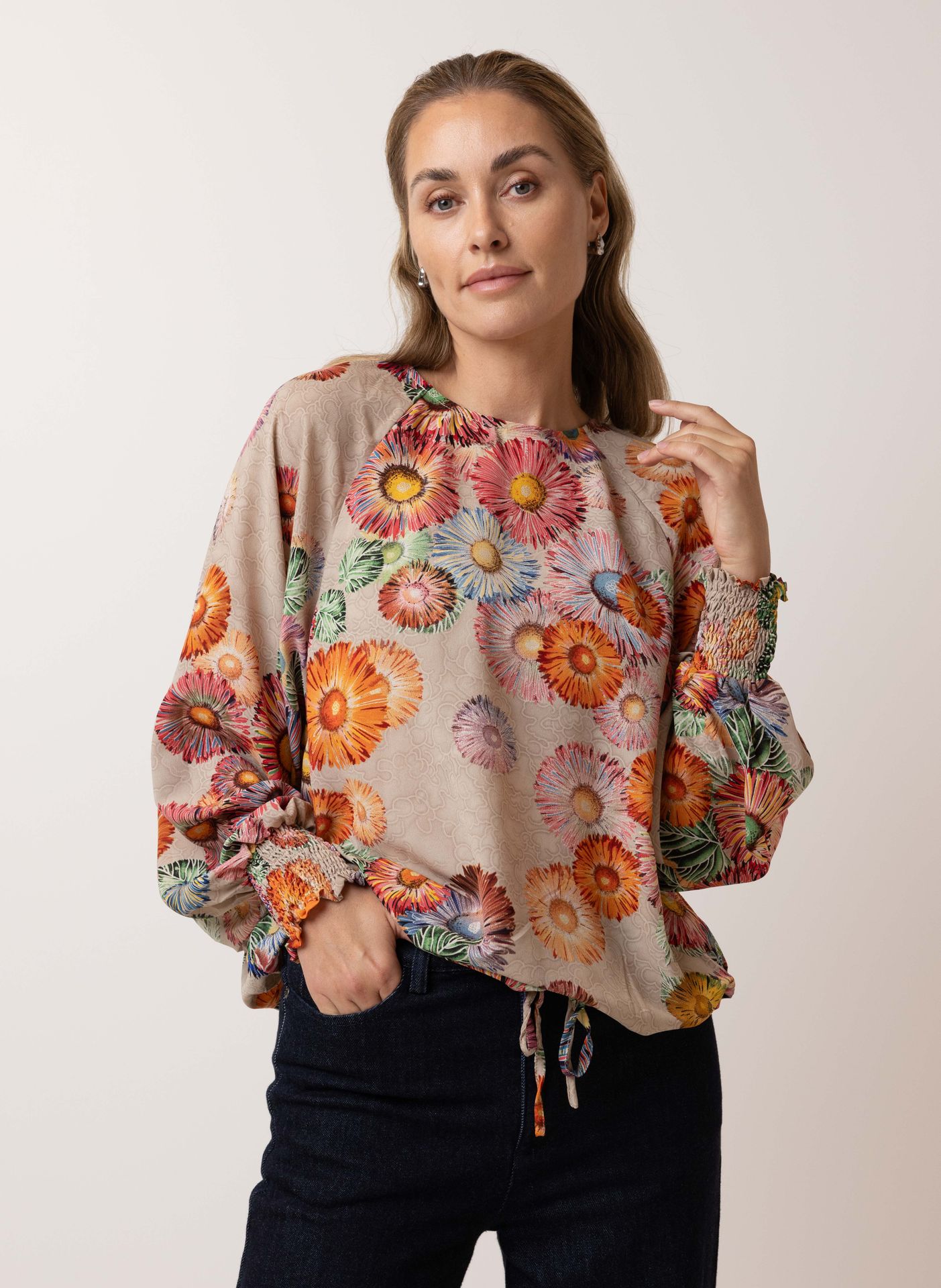 Norah Meerkleurige blouse multicolor 214360-002