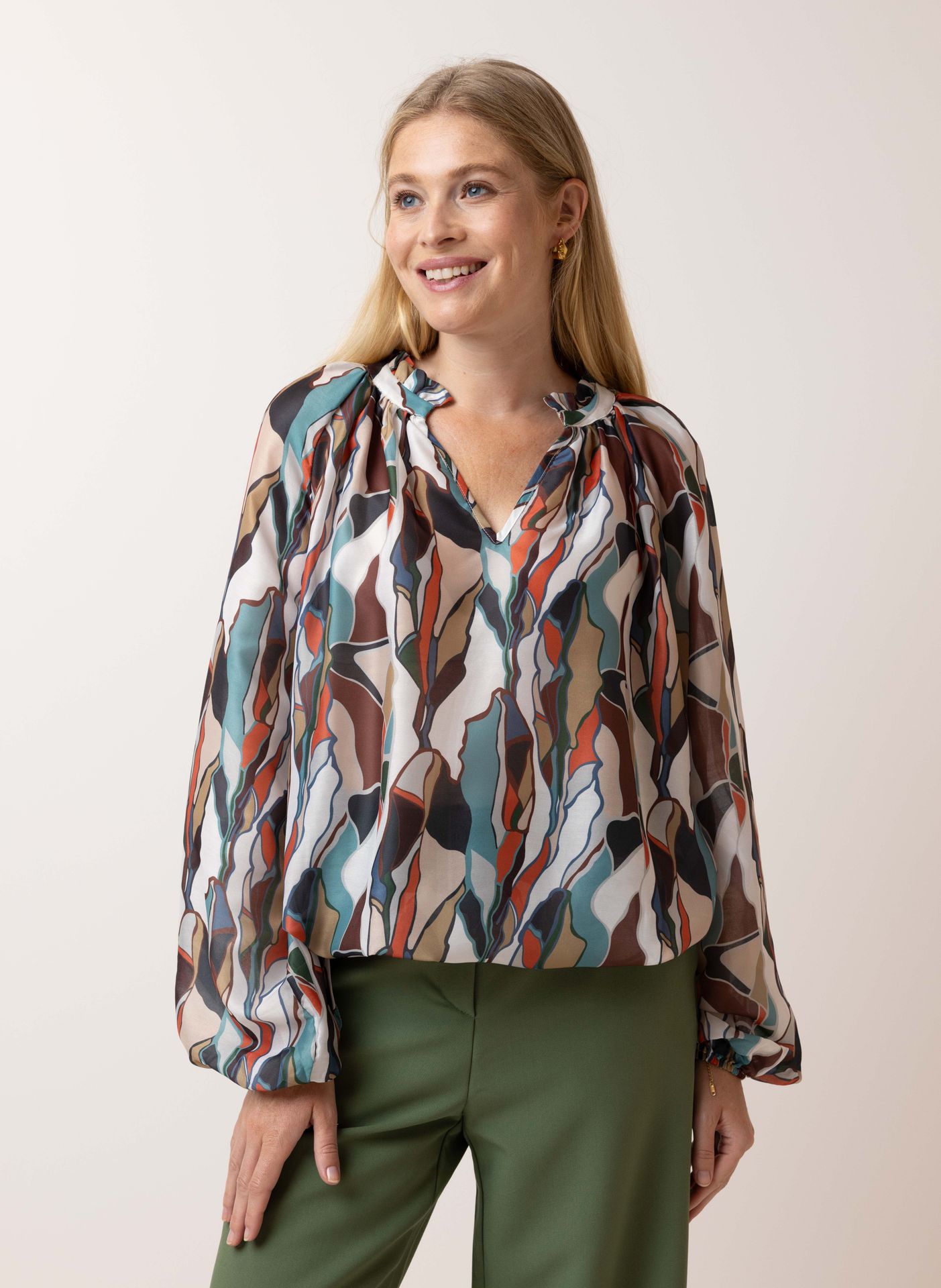 Norah Meerkleurige blouse multicolor 214455-002