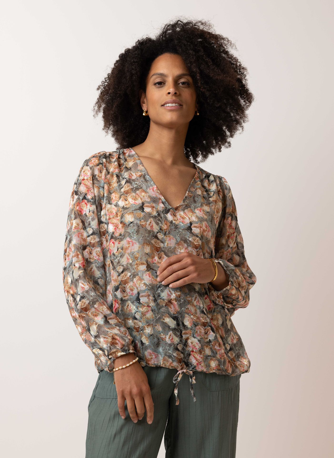 Norah Meerkleurige blouse multicolor 214477-002