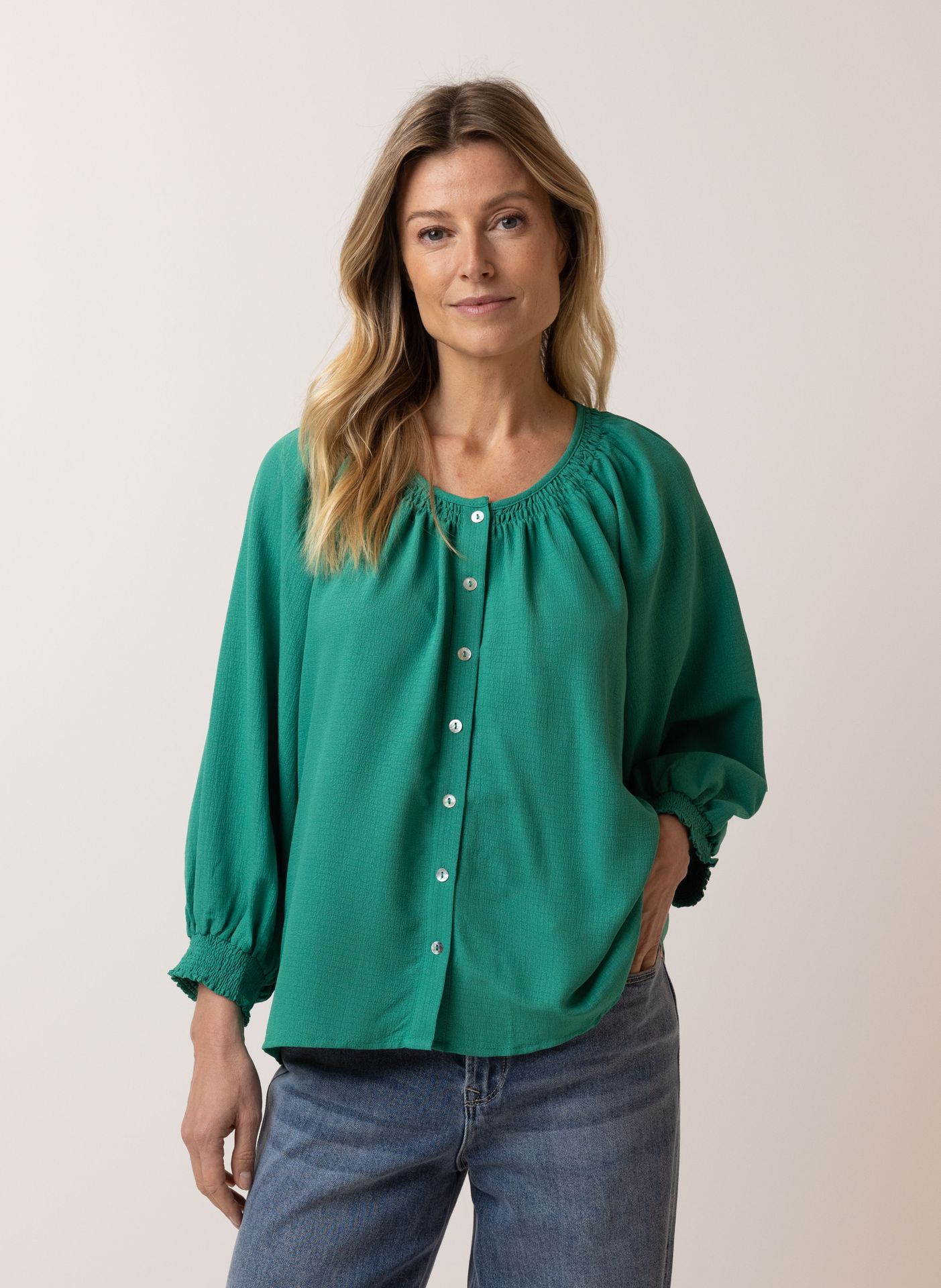 Groene blouse