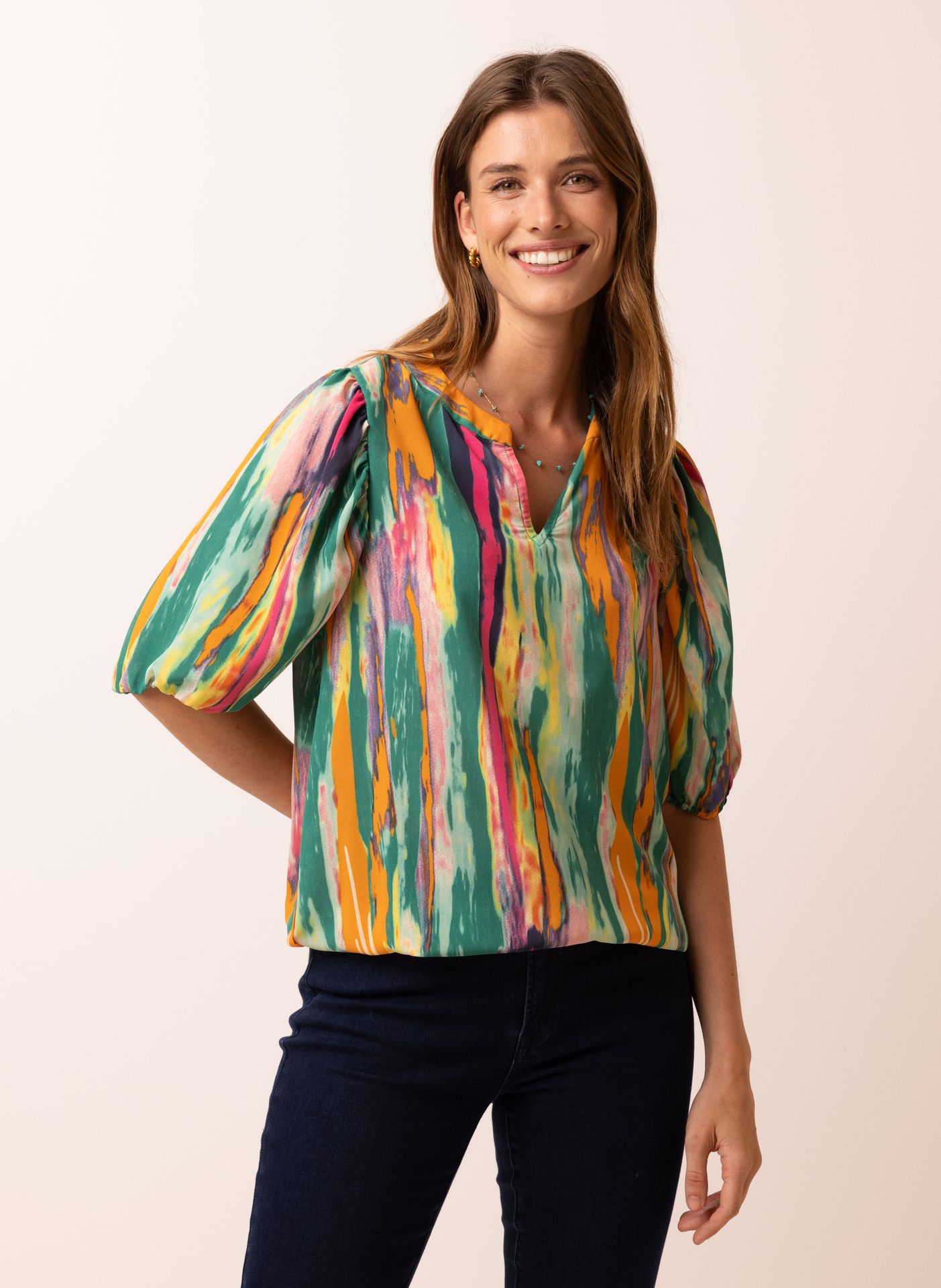 Norah Kleurrijke blouse multicolor 214540-002