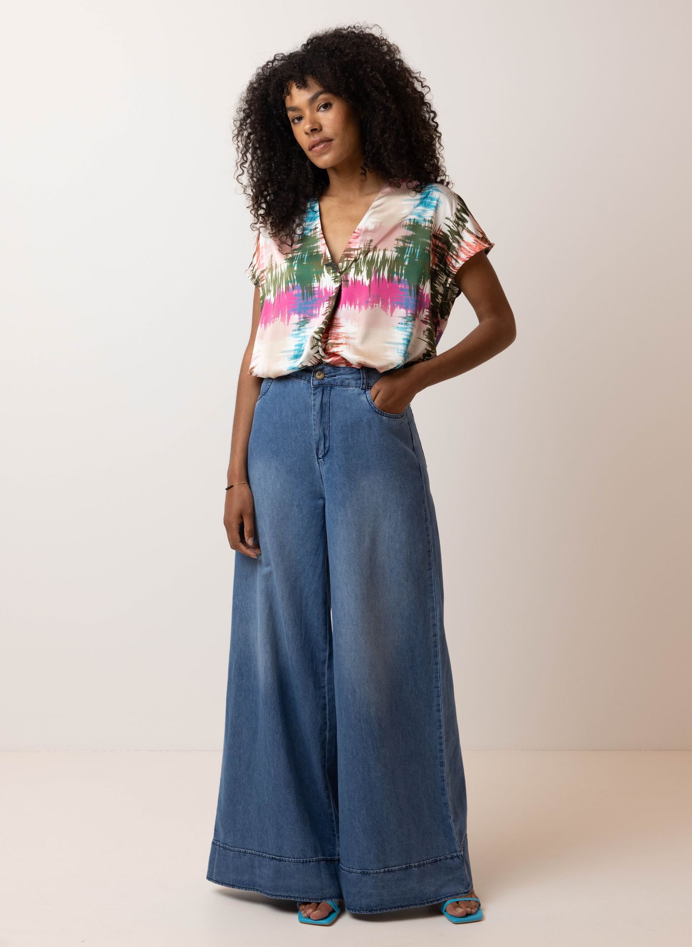 Norah Meerkleurige blouse multicolor 214543-002