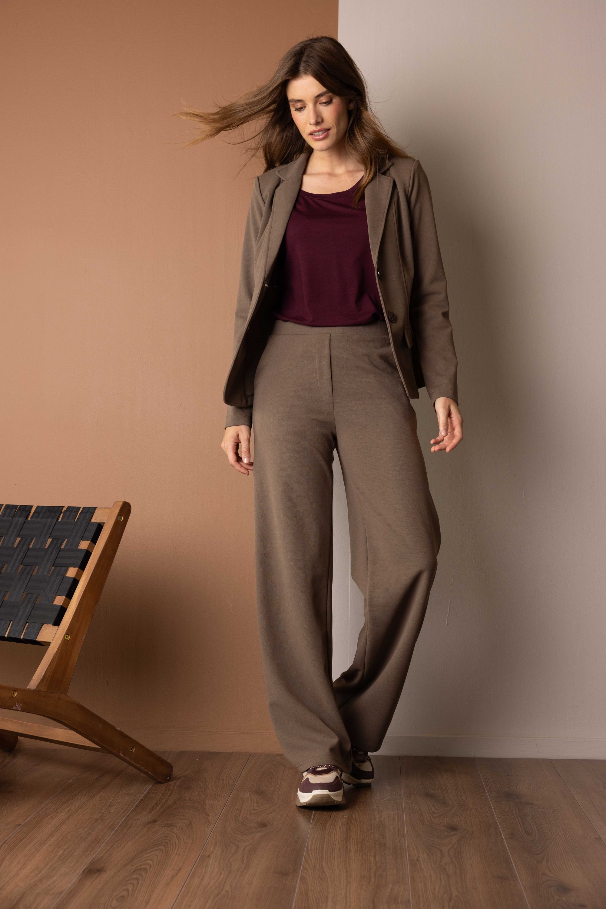 Norah Silke broek taupe taupe 214556-204