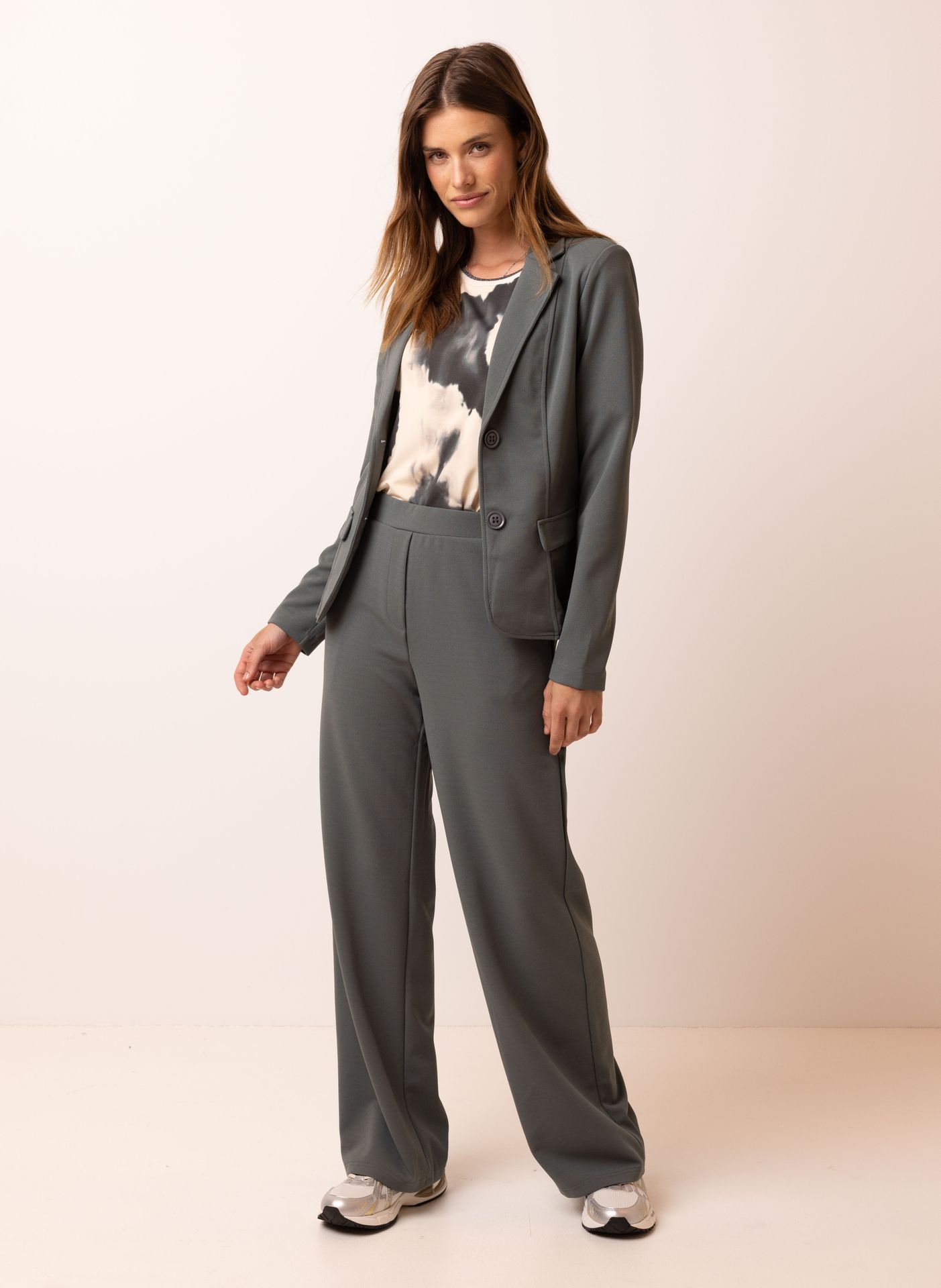 Norah Silke broek zeegroen sea green 214556-575-40