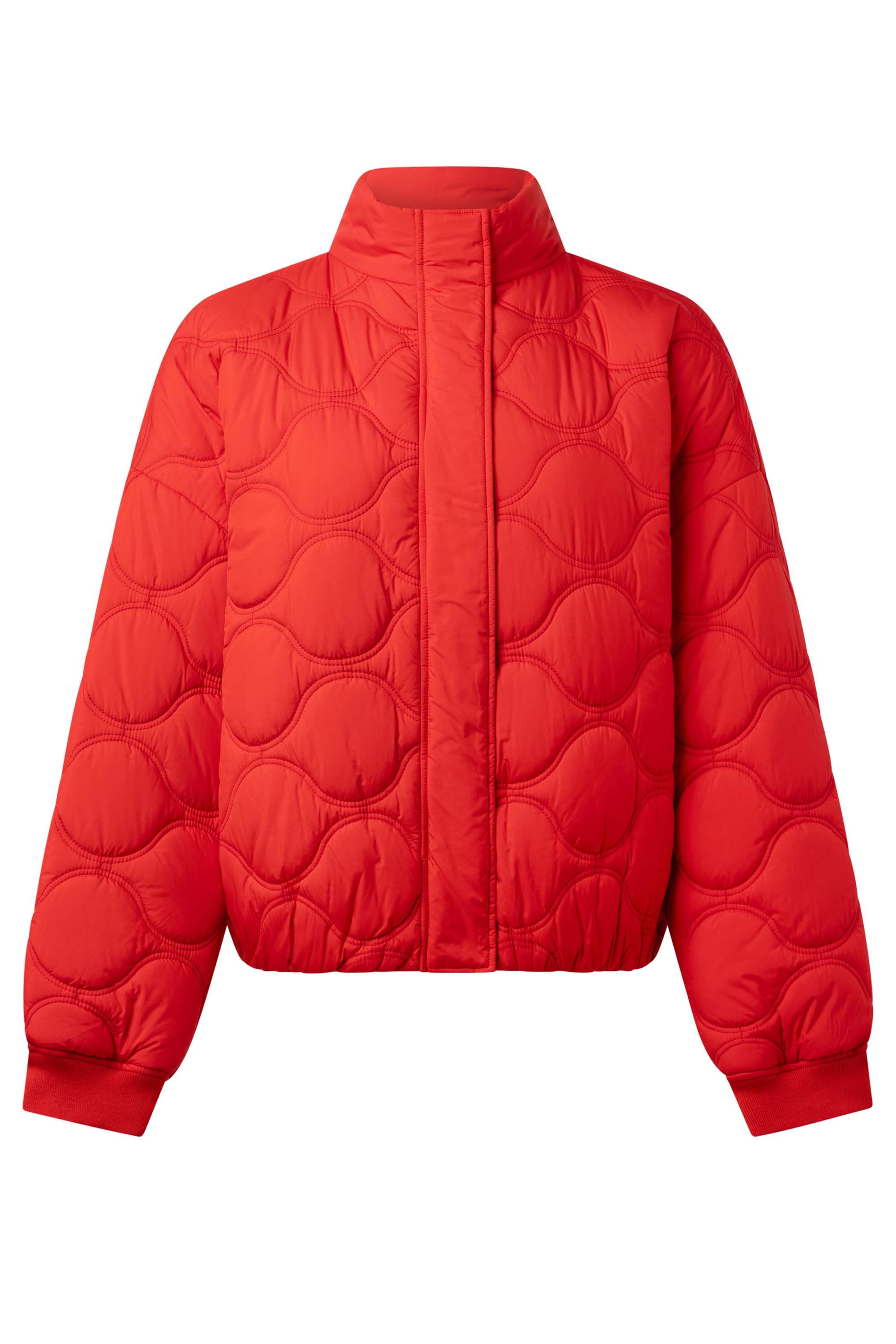 Norah Rode jas met cirkelstructuur red 214578-600-44