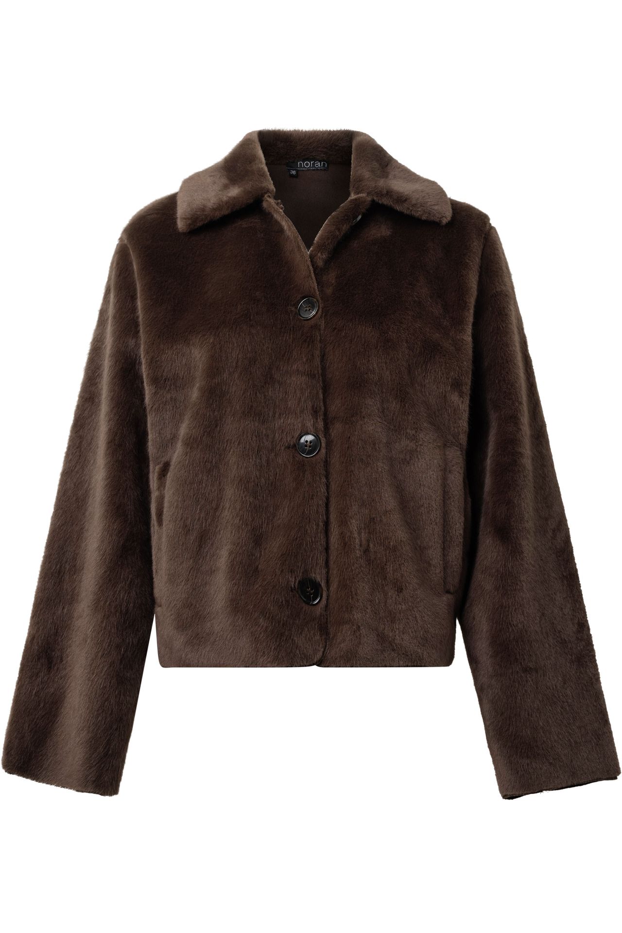  Bruin faux fur jasje brown 214584-200-46