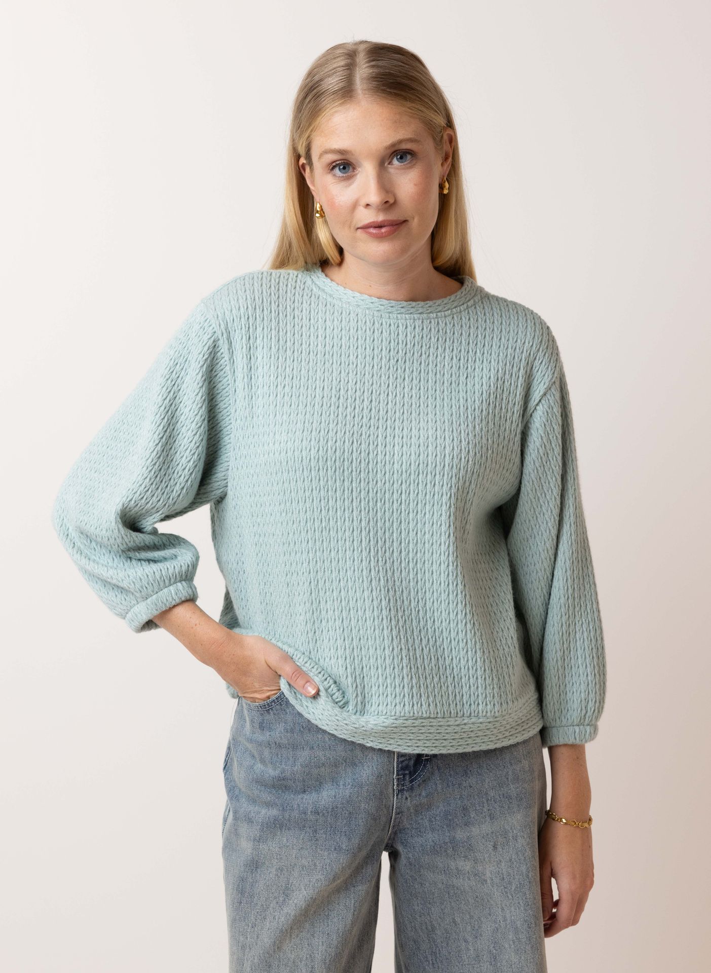 Norah Lichtblauwe trui pastel blue 214589-403