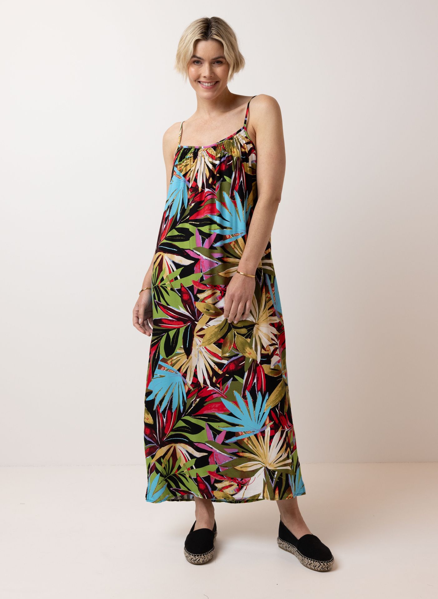 Norah Meerkleurige maxi jurk multicolor 214623-002