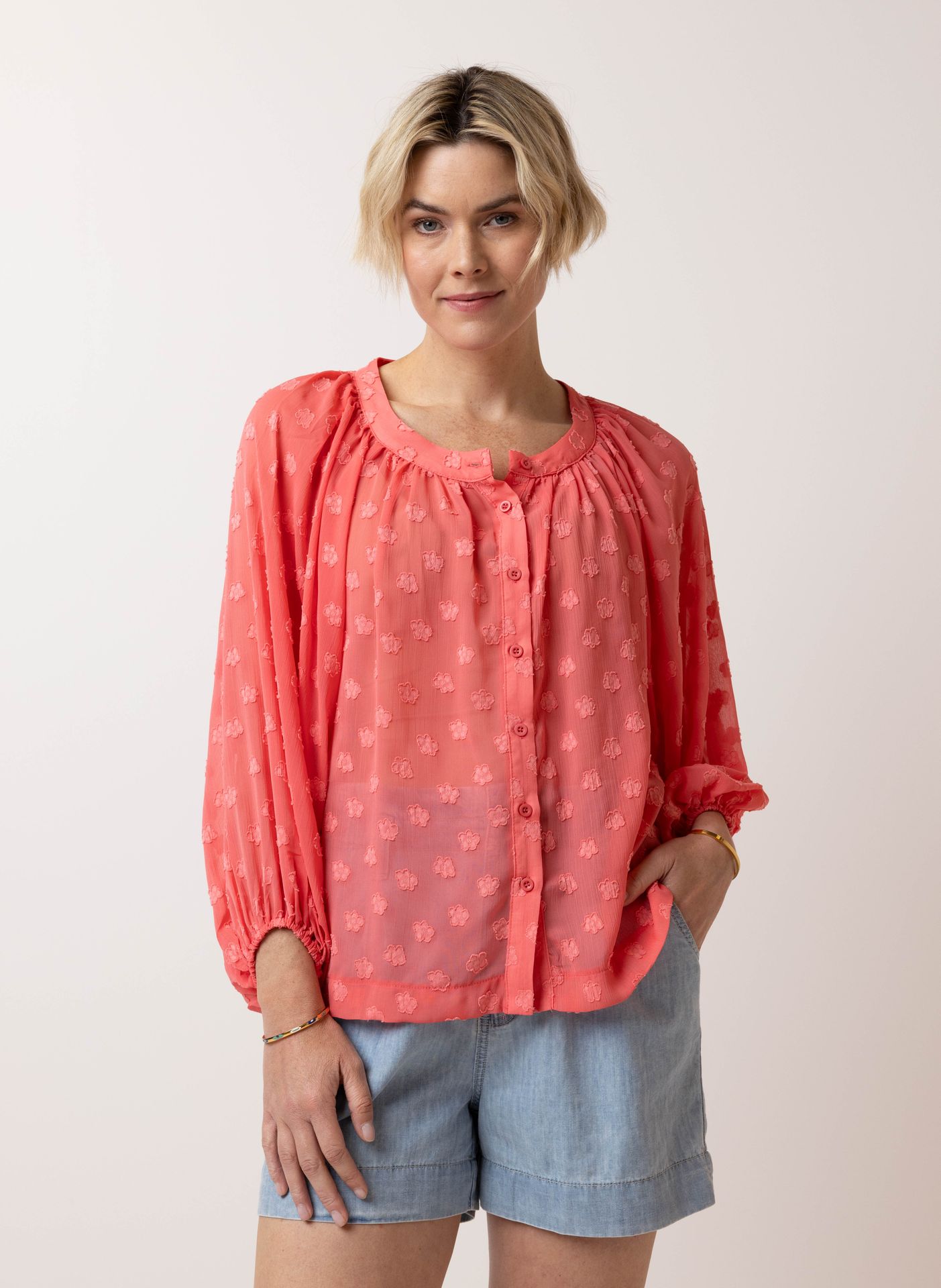 Norah Roze blouse pink 214641-900