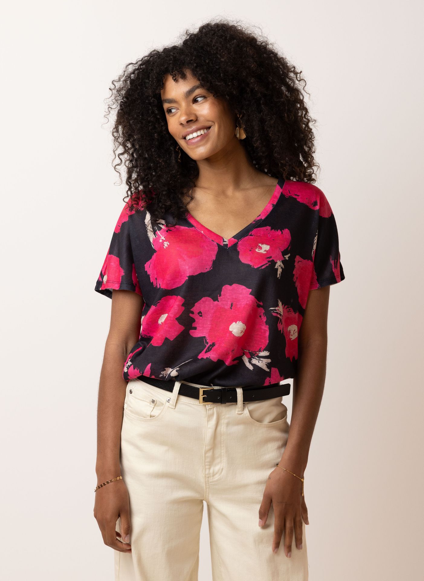 Norah Meerkleurig shirt pink multicolor 214650-920