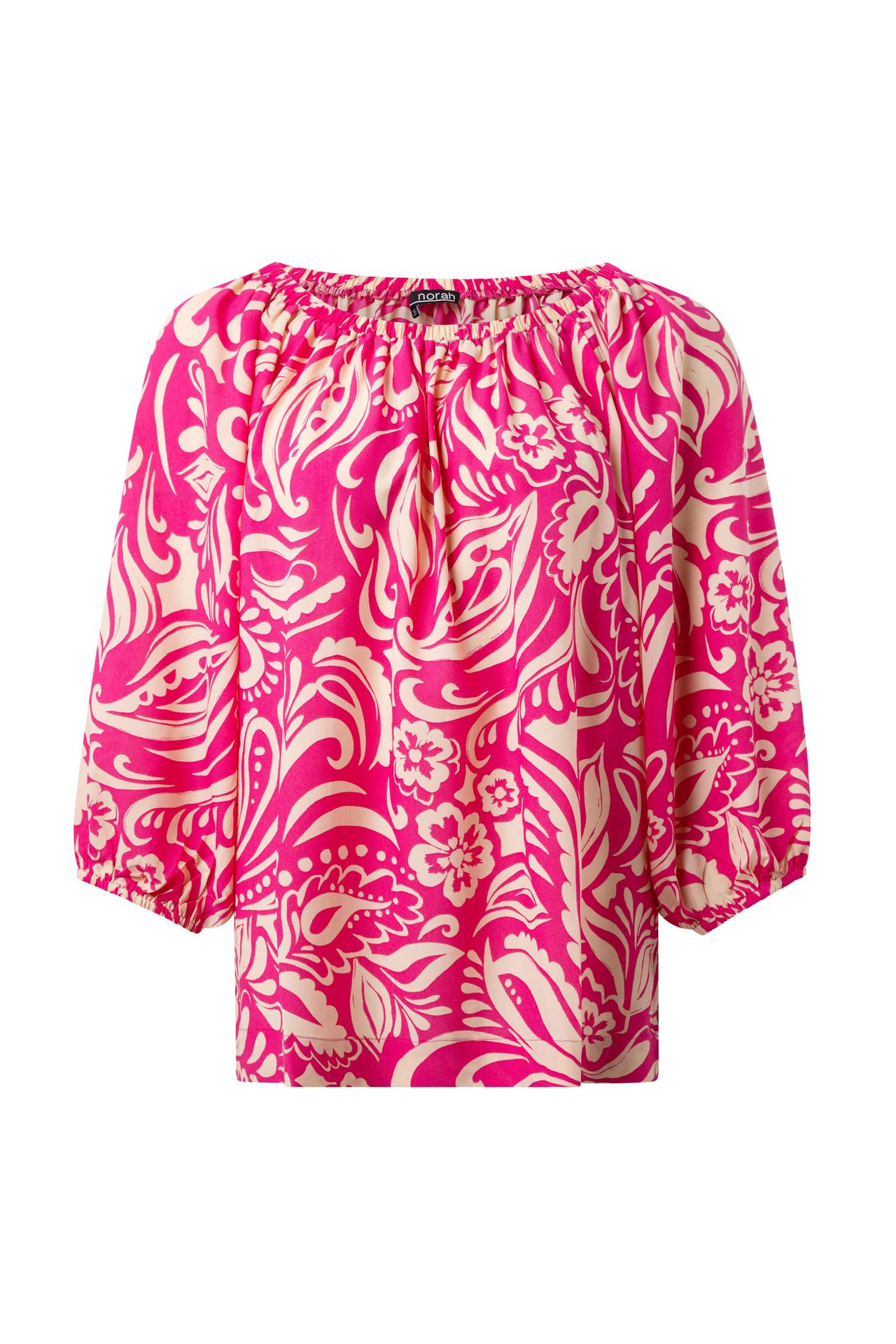 Norah Roze blouse pink/ecru 214654-941
