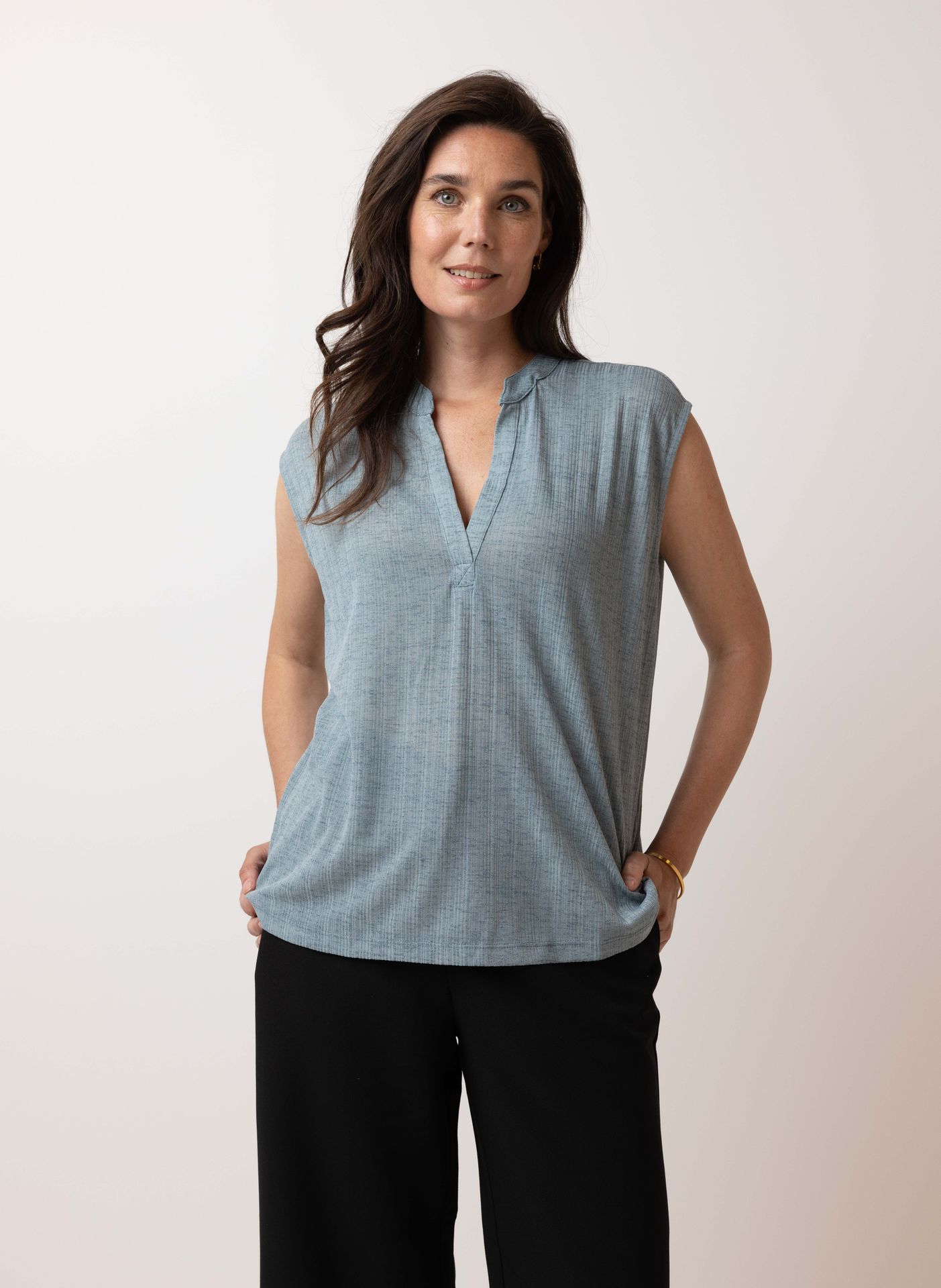 Norah Blauwe top blue 214732-400