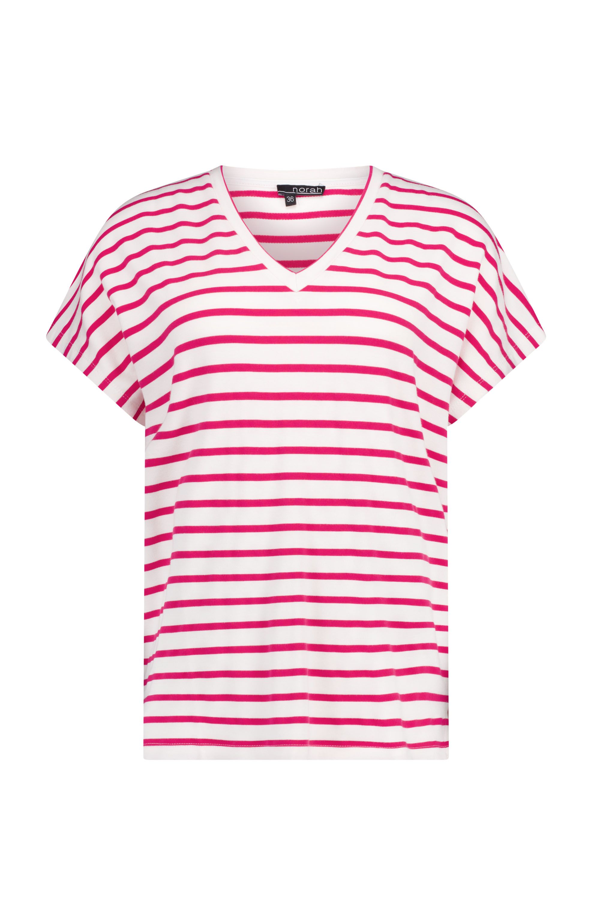 Norah Wit/roze gestreept shirt white/pink 214735-140-36
