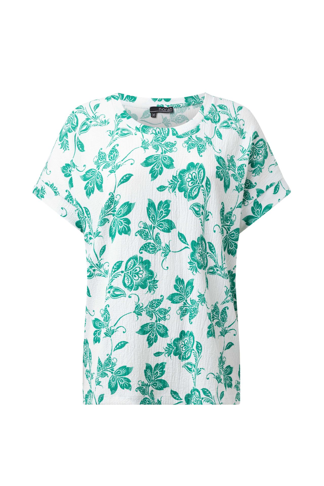 Norah Meerkleurig shirt white/green 214737-136