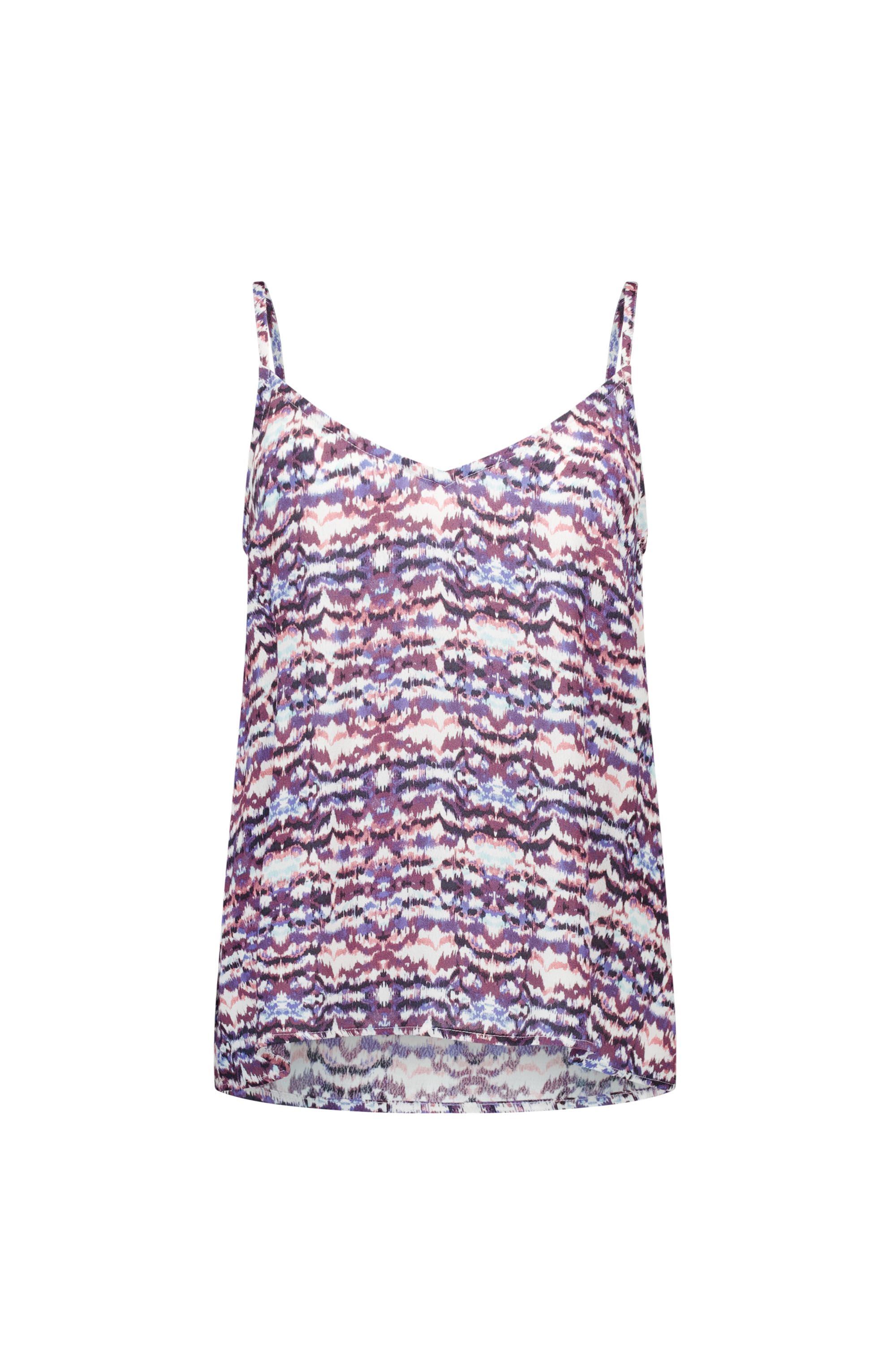 Norah Paarse top met grafische print multicolor 214784-002
