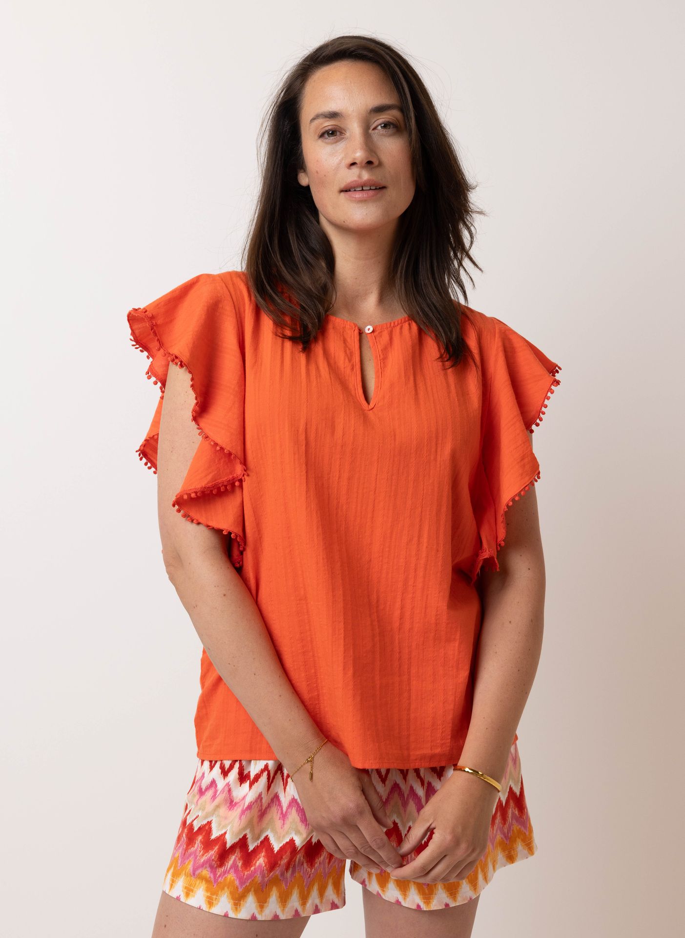 Norah Oranje blouse tomato 214832-668