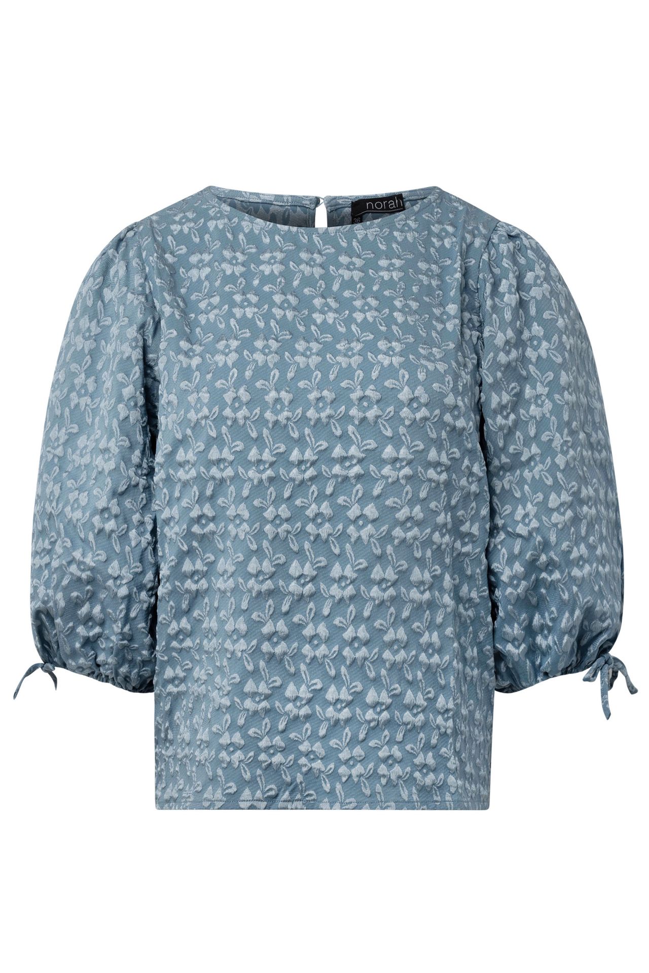 Norah Blauwe blouse petrol blue 214846-495