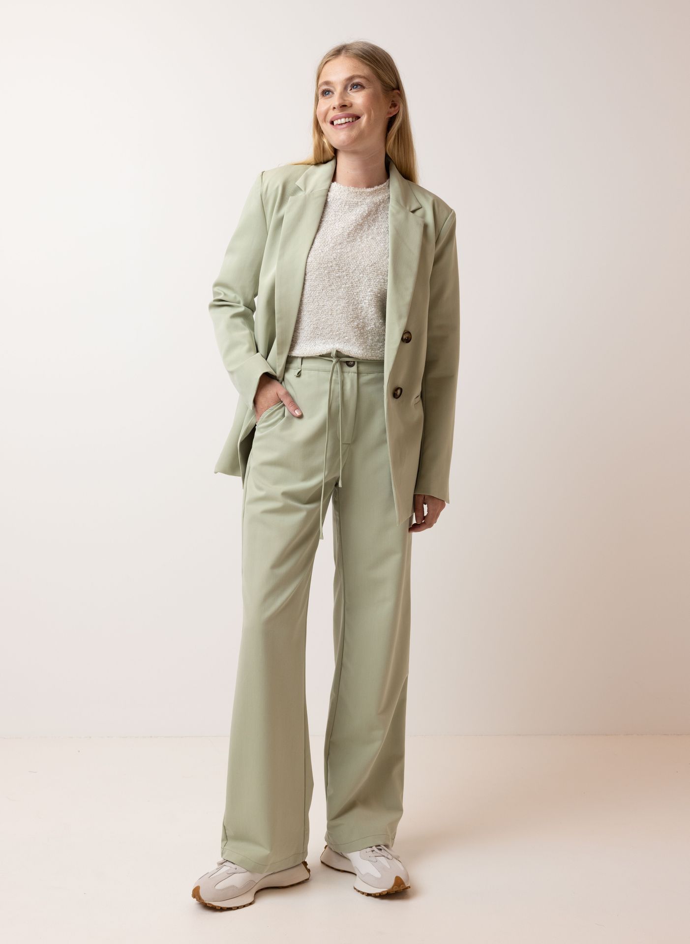 Norah Mintgroene pantalon pastel green 214852-512