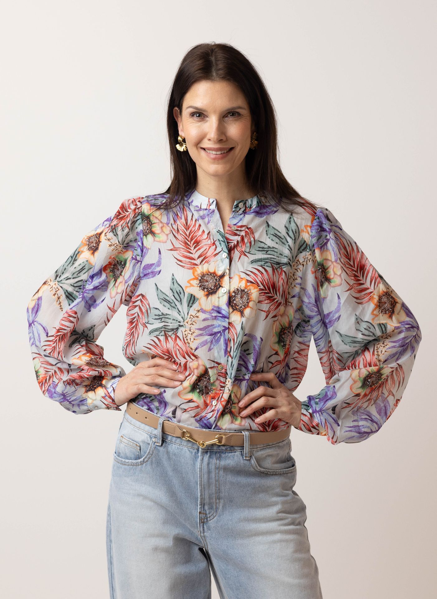Norah Meerkleurige blouse multicolor 214881-002
