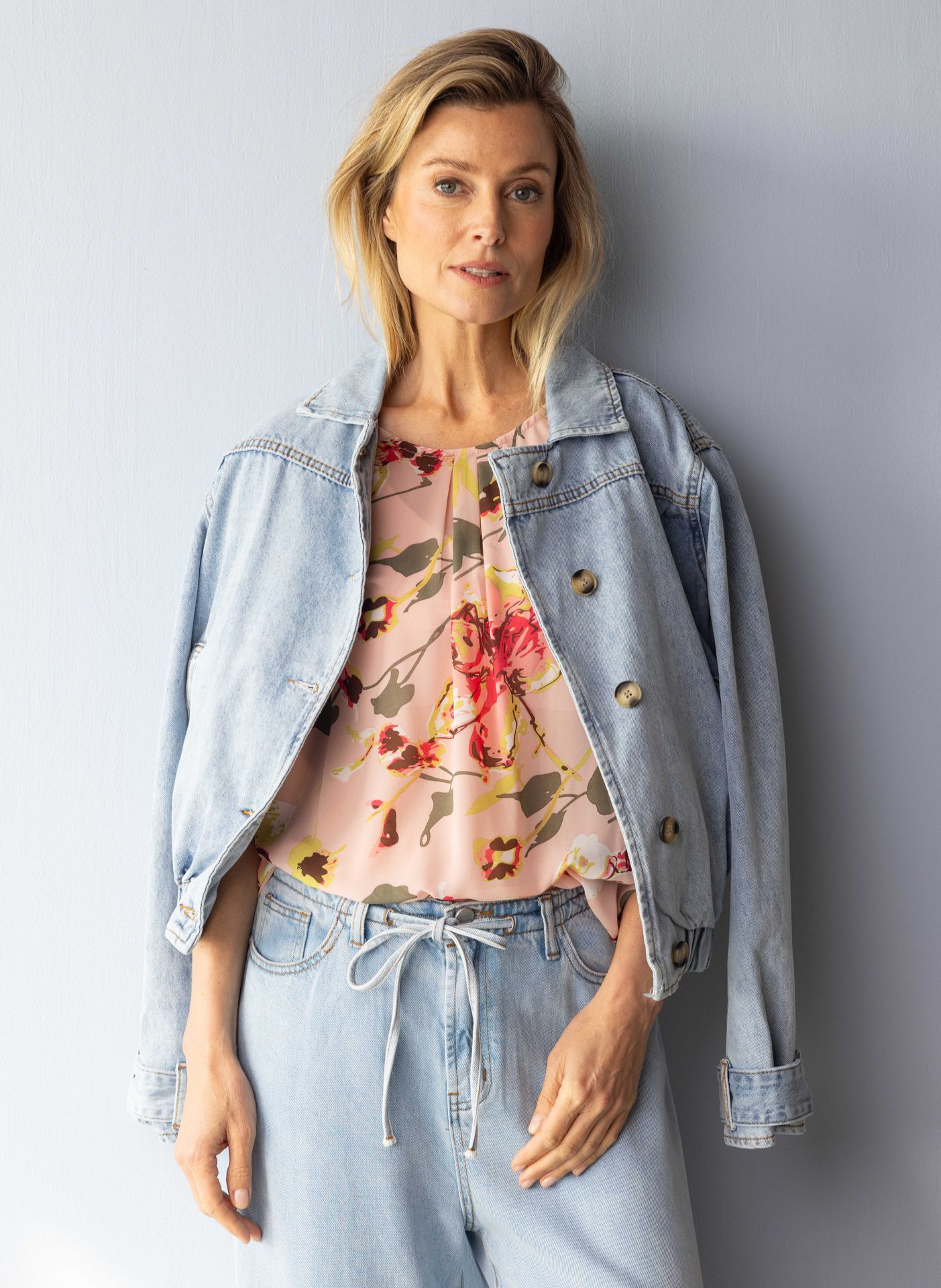 Norah Meerkleurige top pink multicolor 214920-920