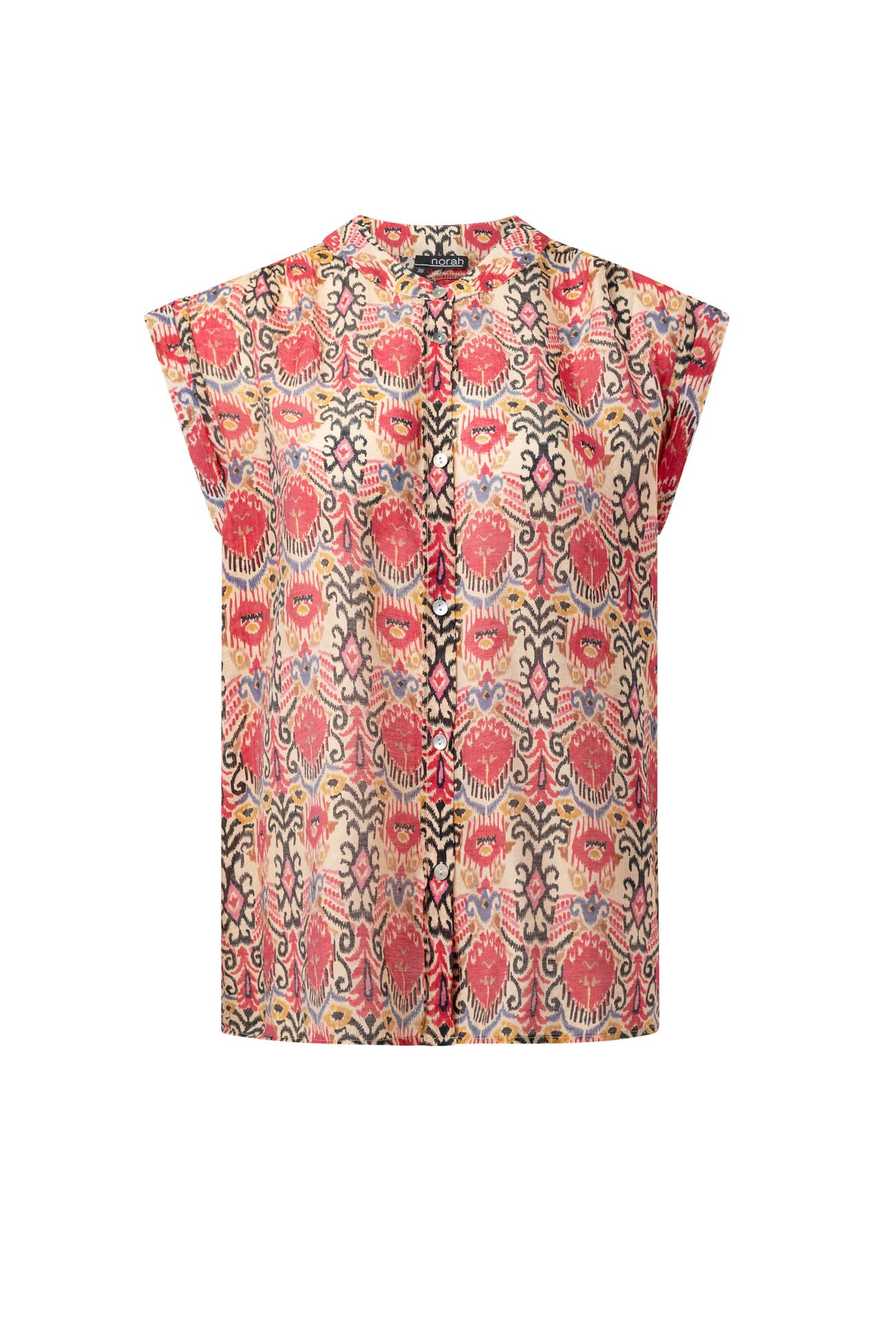 Norah Meerkleurige blouse pink multicolor 214923-920