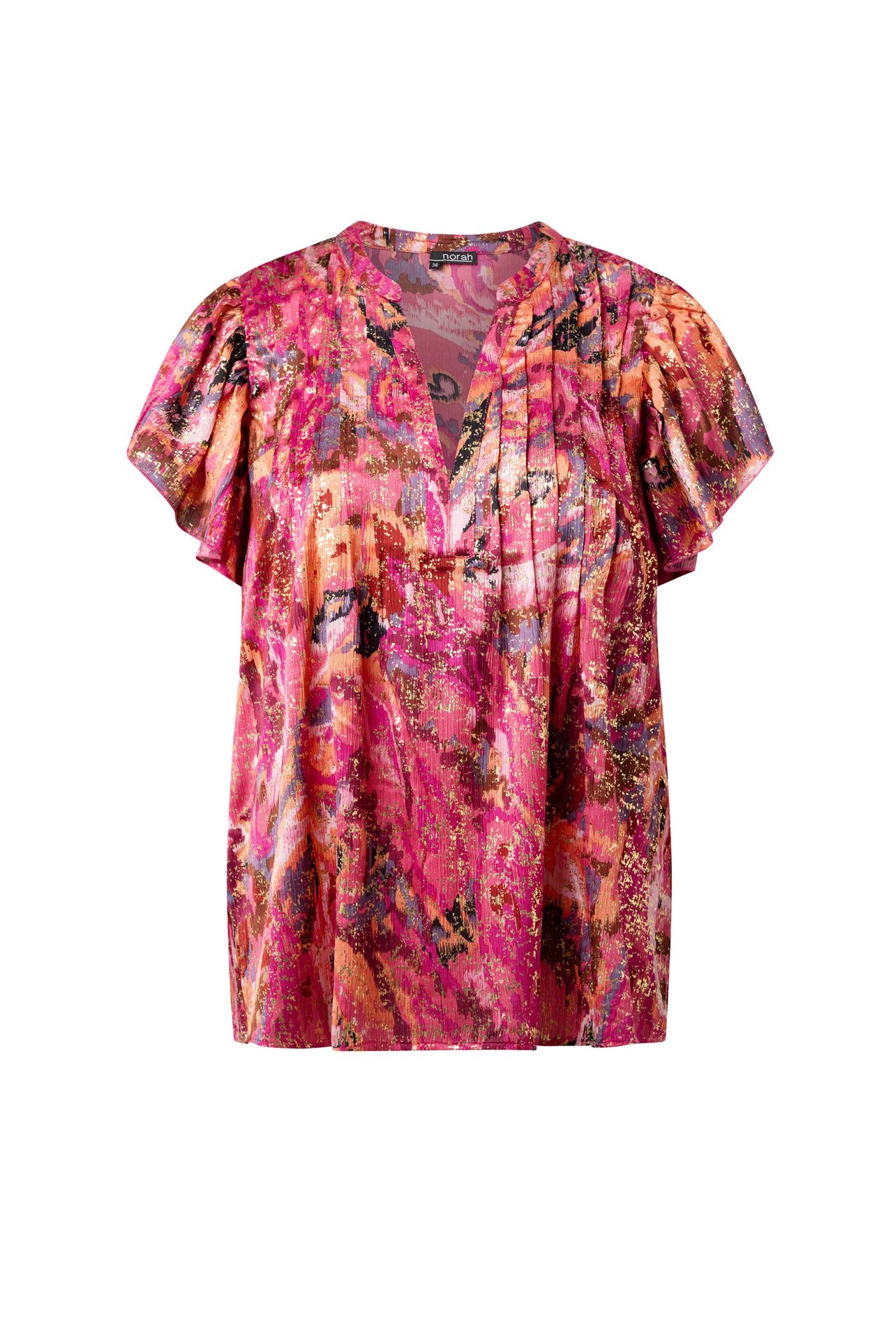Norah Meerkleurige blouse pink multicolor 214948-920