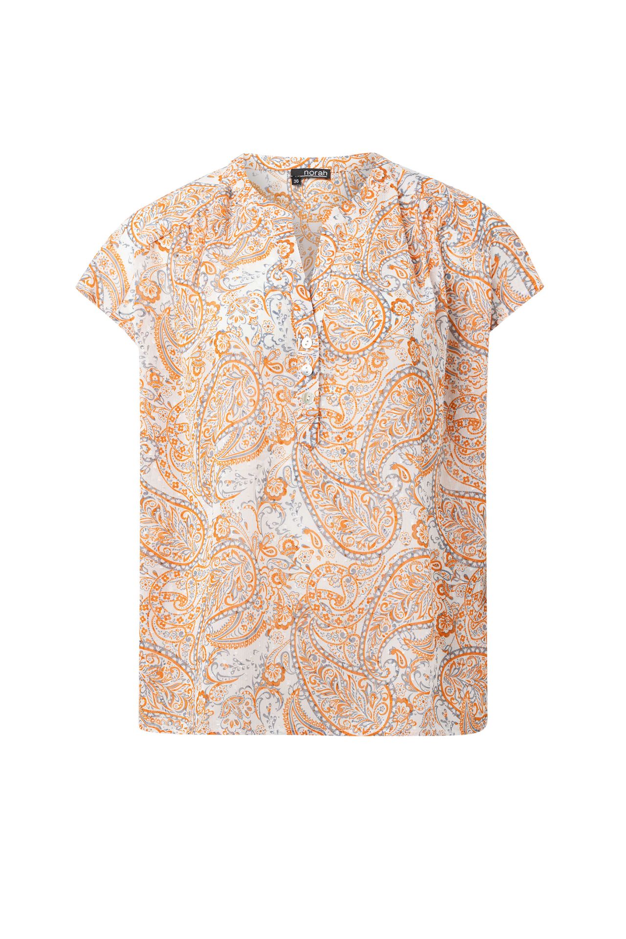 Norah Meerkleurig blouse orange multicolor 214950-720
