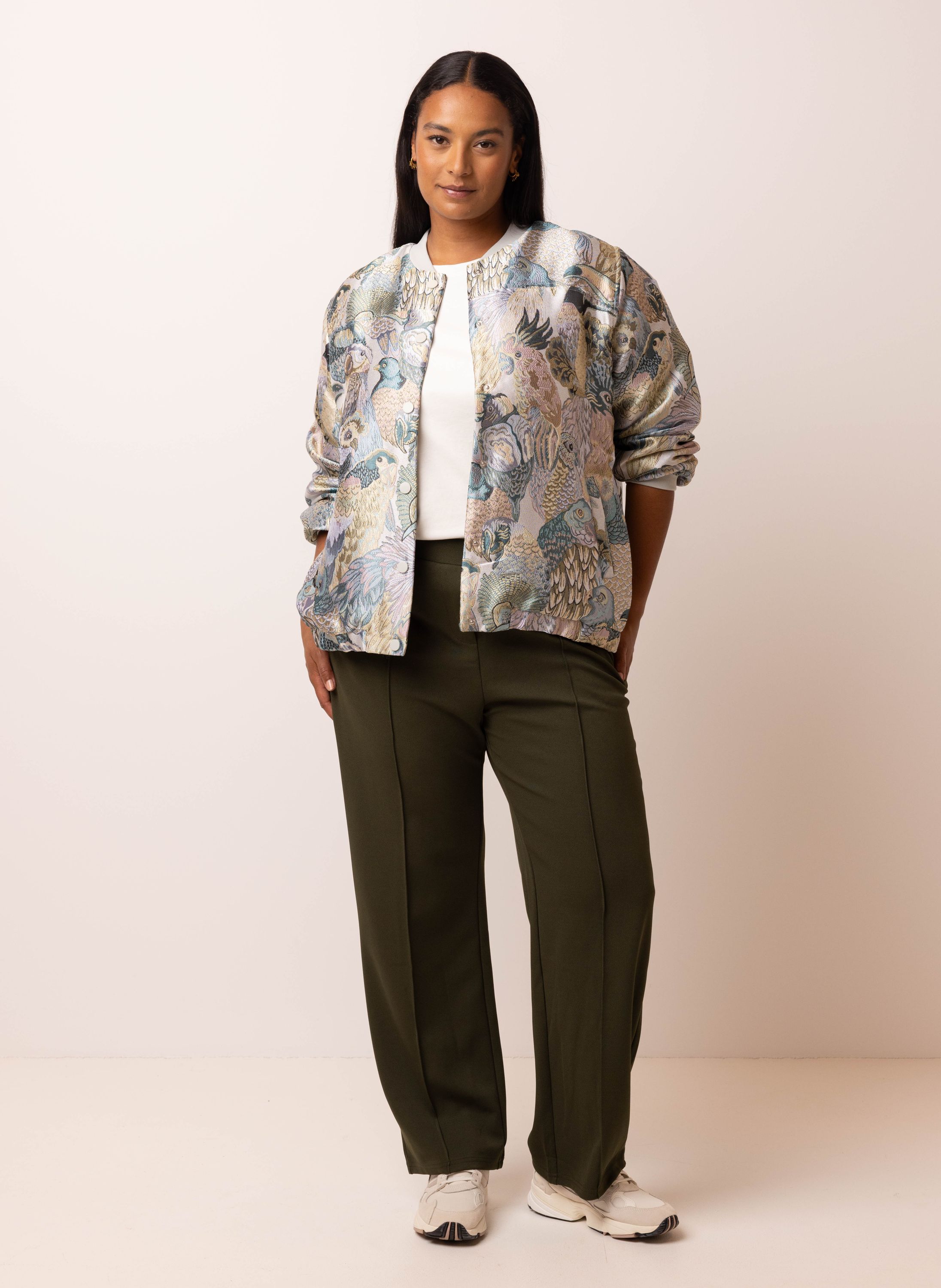 Norah Tammy broek donkergroen dark army 214975-580