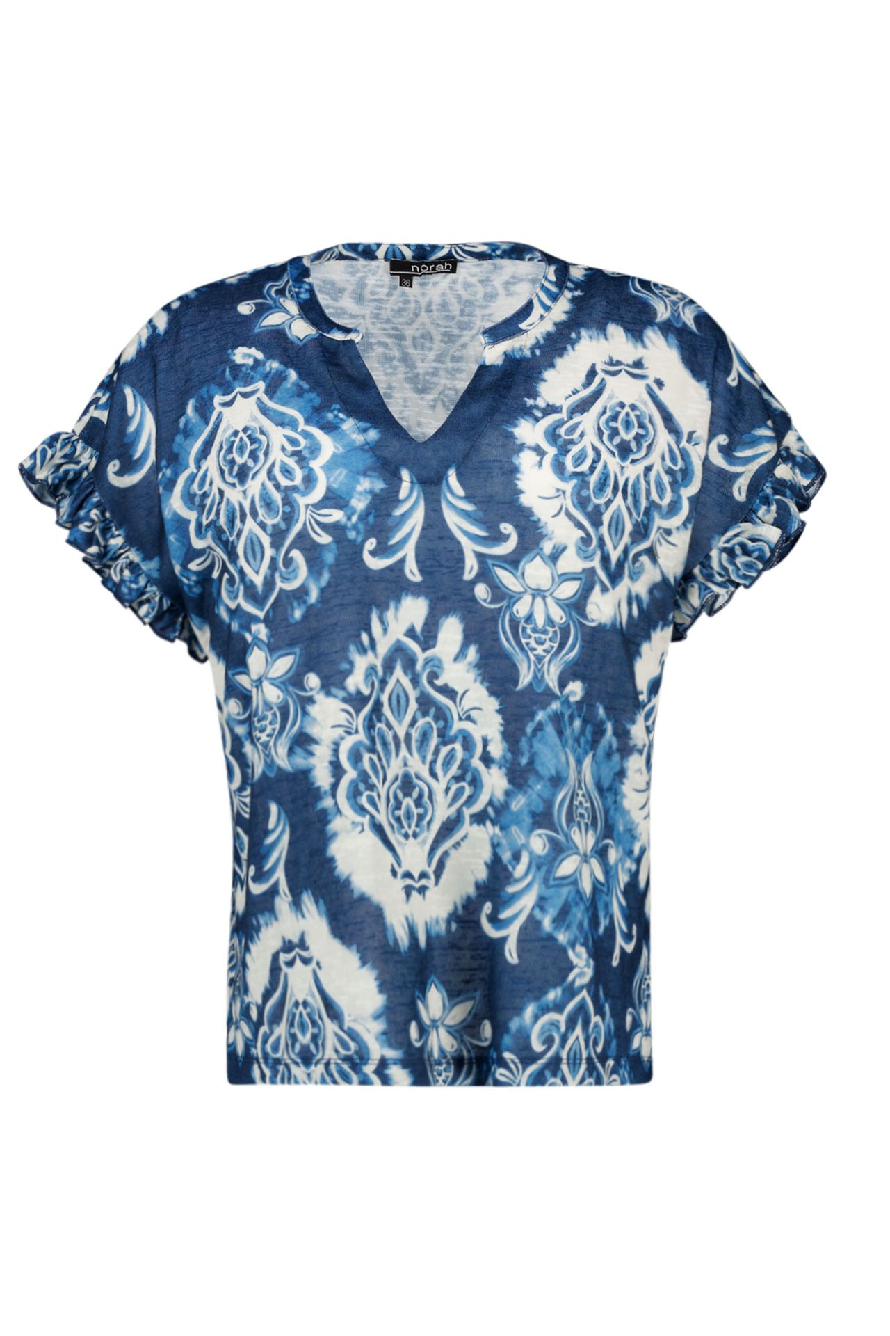 Norah Meerkleurig shirt blue/white 214980-431