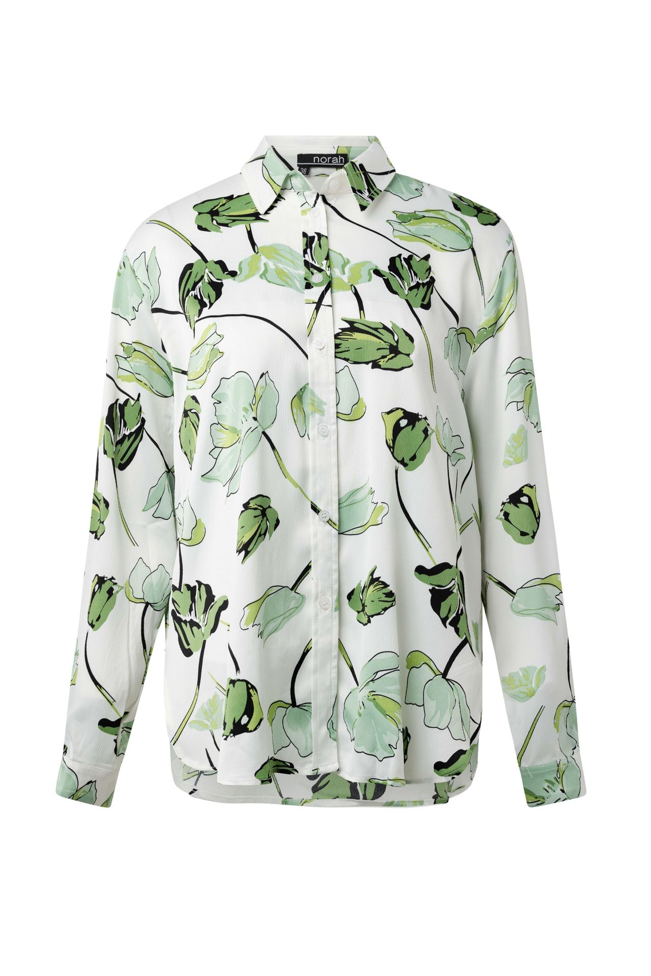 Norah Meerkleurige blouse green multicolor 215005-520