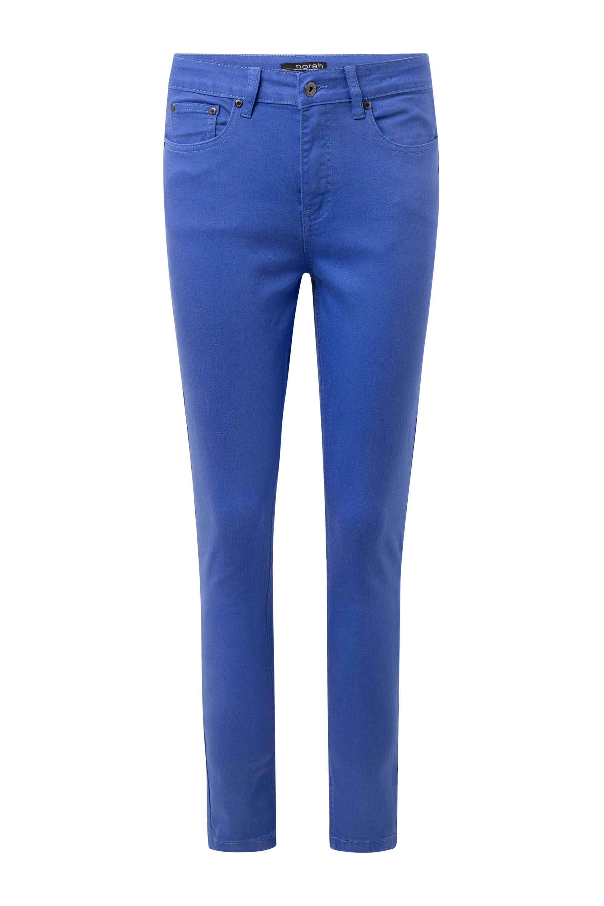 Blauwe skinny jeans