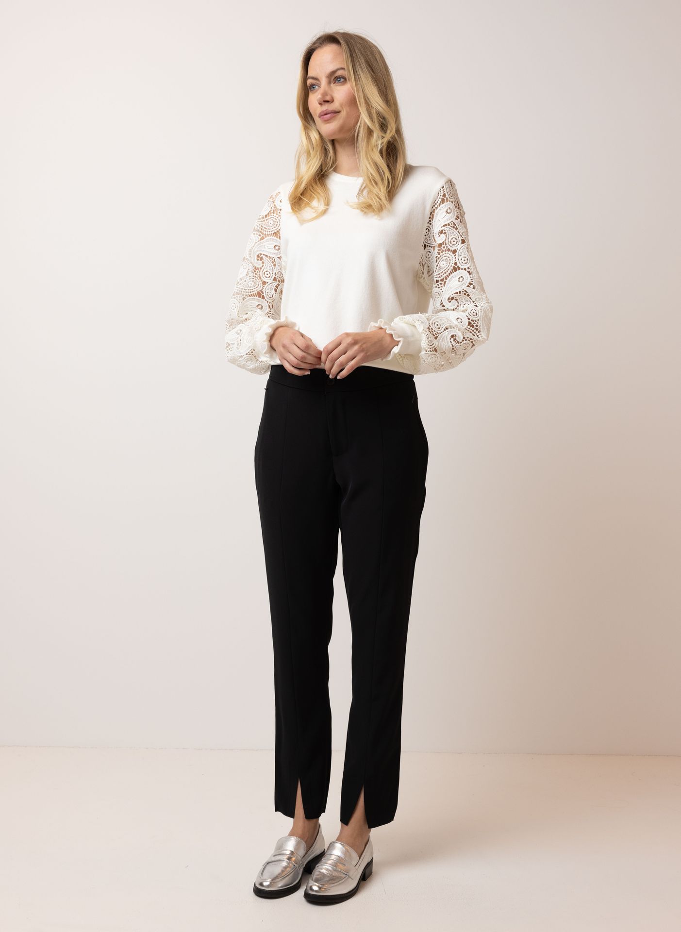 Norah Zwarte pantalon black 215113-001