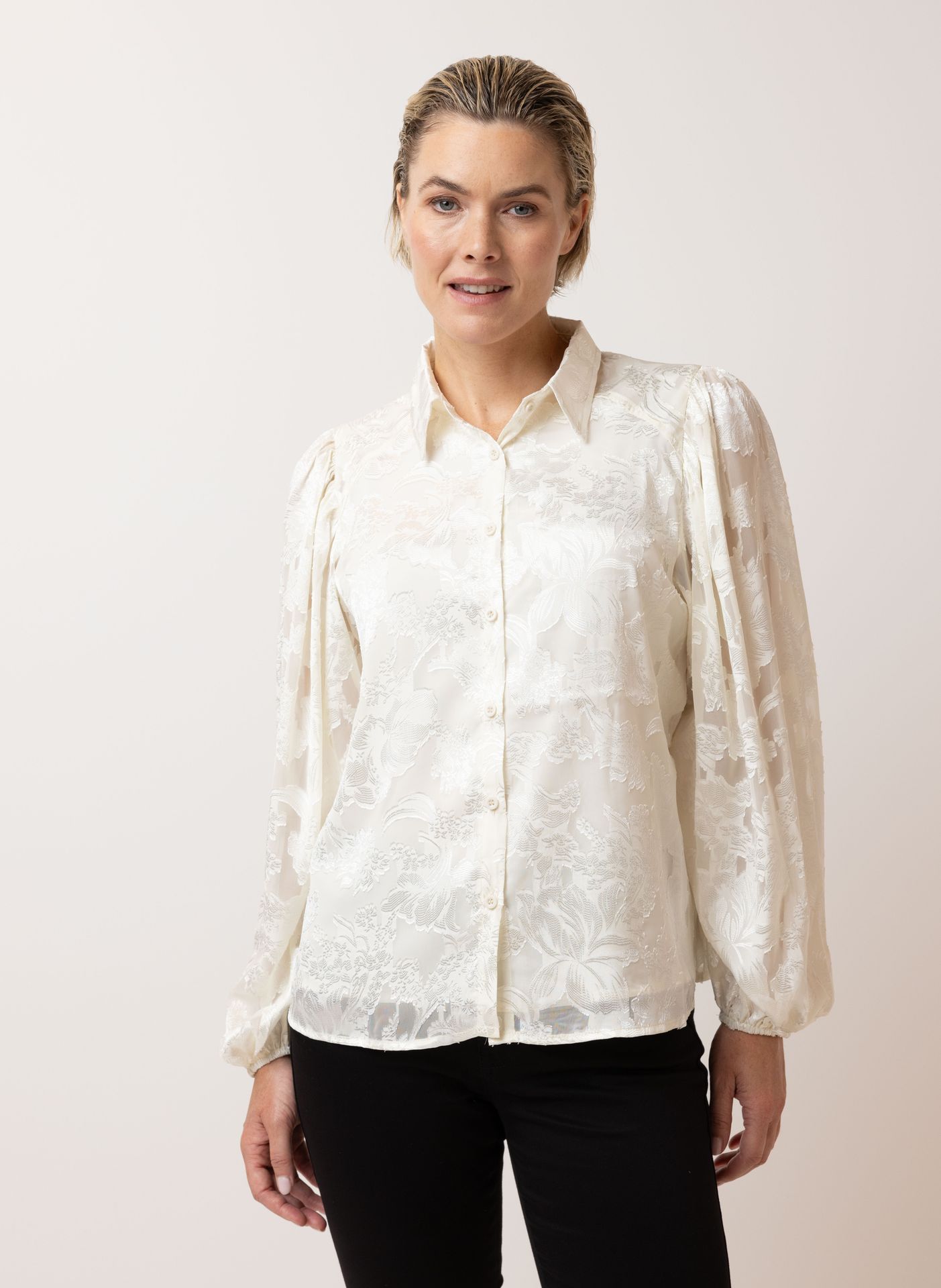 Norah Off white blouse off-white 215118-101